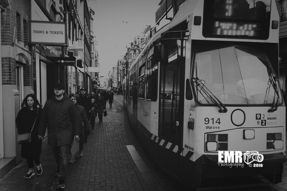 Sigma 17-35mm f/2.8-4 EX DG Aspherical HSM sample photo. 10-01-2016 #tram #amsterdam photography