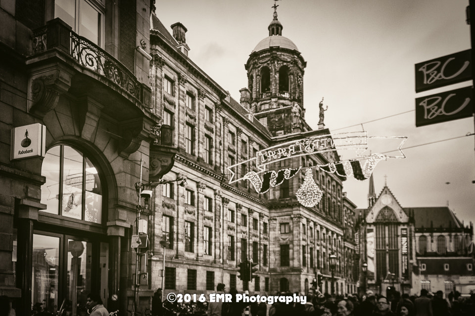 Sigma 17-35mm f/2.8-4 EX DG Aspherical HSM sample photo. De dam in zicht # amsterdam 10 jan. 2016 photography