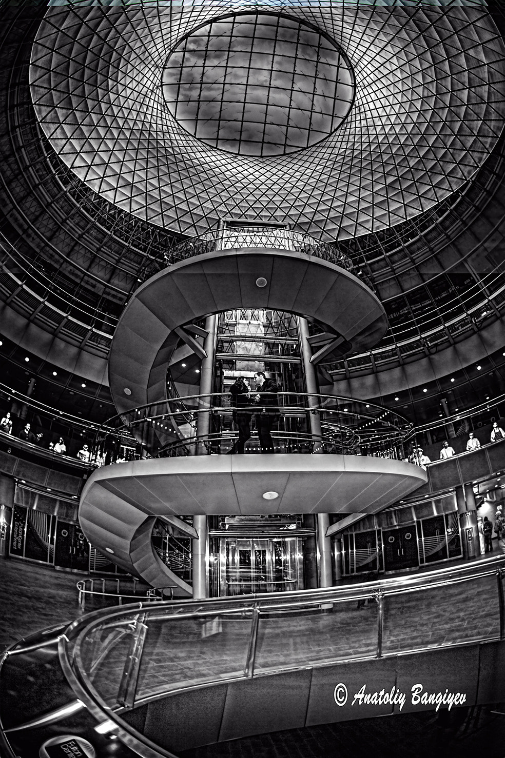 Nikon D4S + Nikon AF Fisheye-Nikkor 16mm F2.8D sample photo. Bw photography
