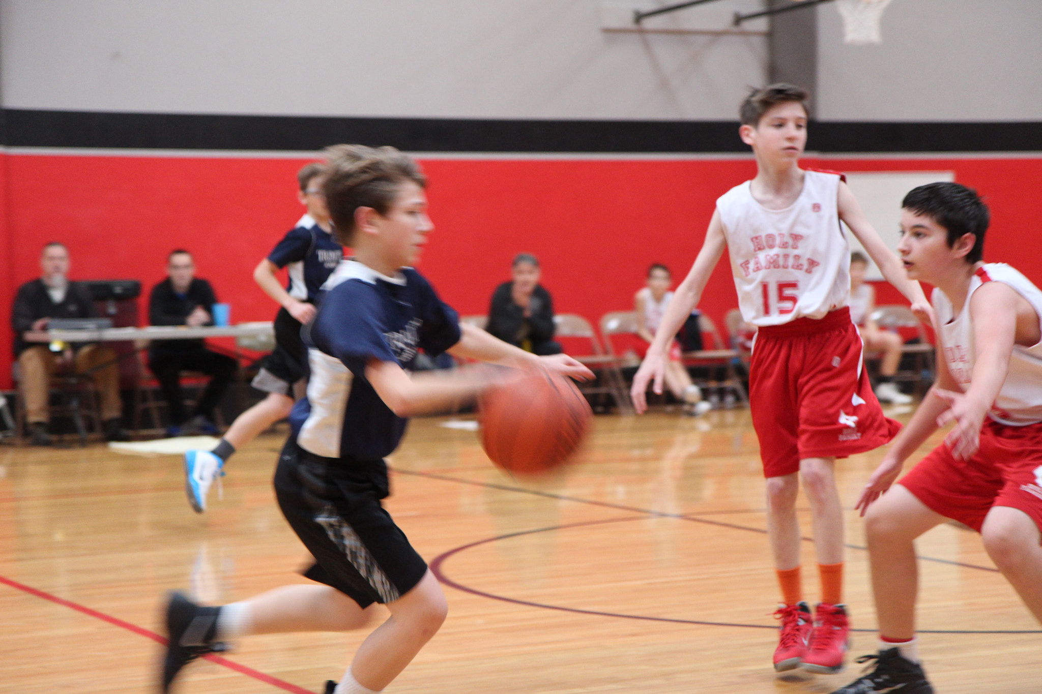 Canon EOS 650D (EOS Rebel T4i / EOS Kiss X6i) sample photo. Jr high game-feb 6 photography