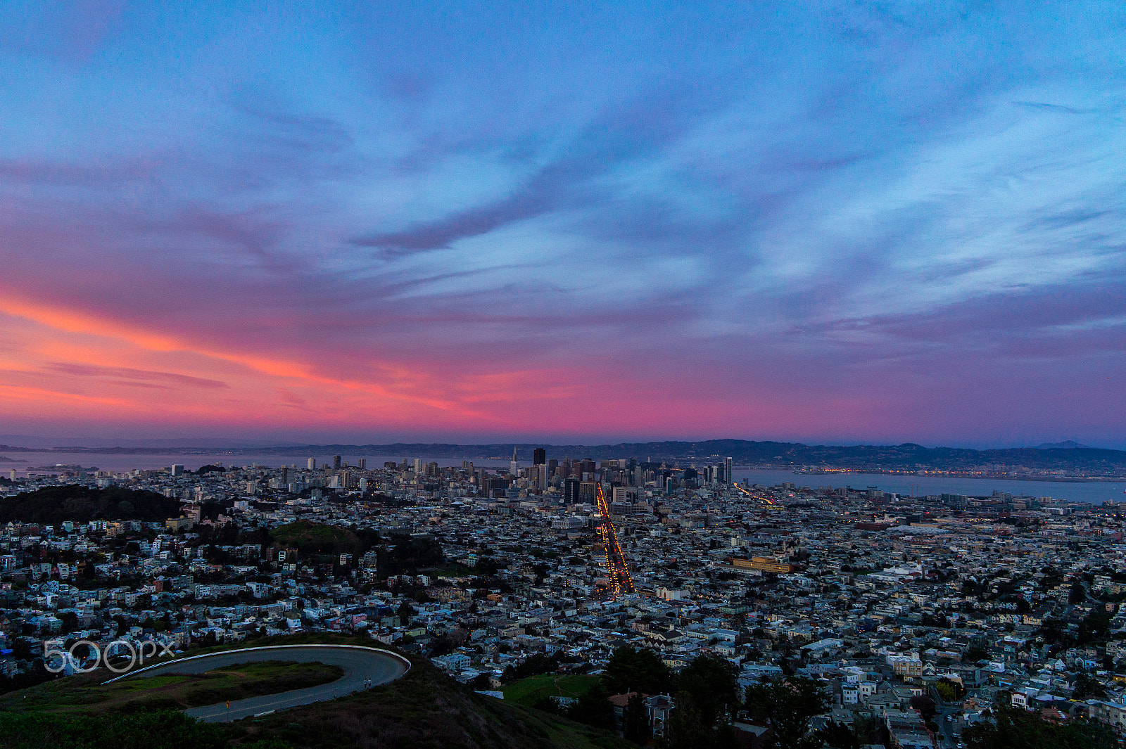 Sony E 18-200mm F3.5-6.3 OSS sample photo. San francisco sunset photography