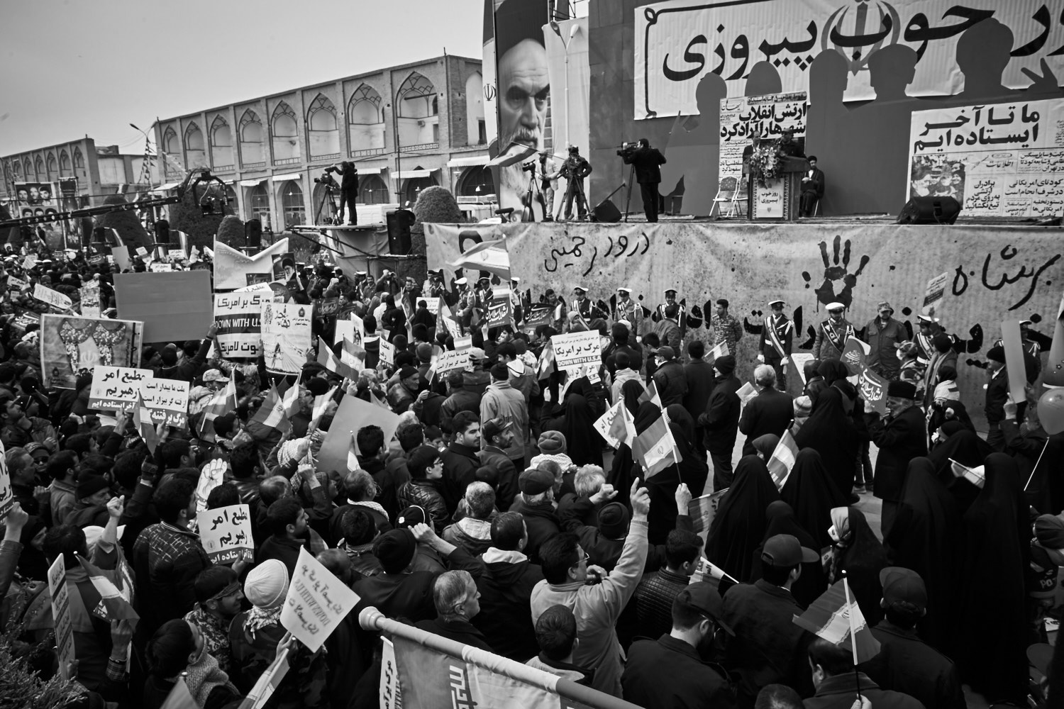 Sony Alpha a99 sample photo. Revolution day in iran photography