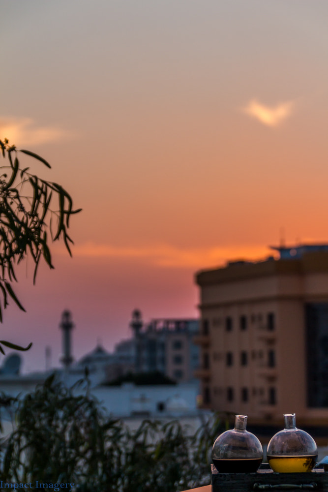 Canon EF 75-300mm F4.0-5.6 IS USM sample photo. Arabian sunset photography