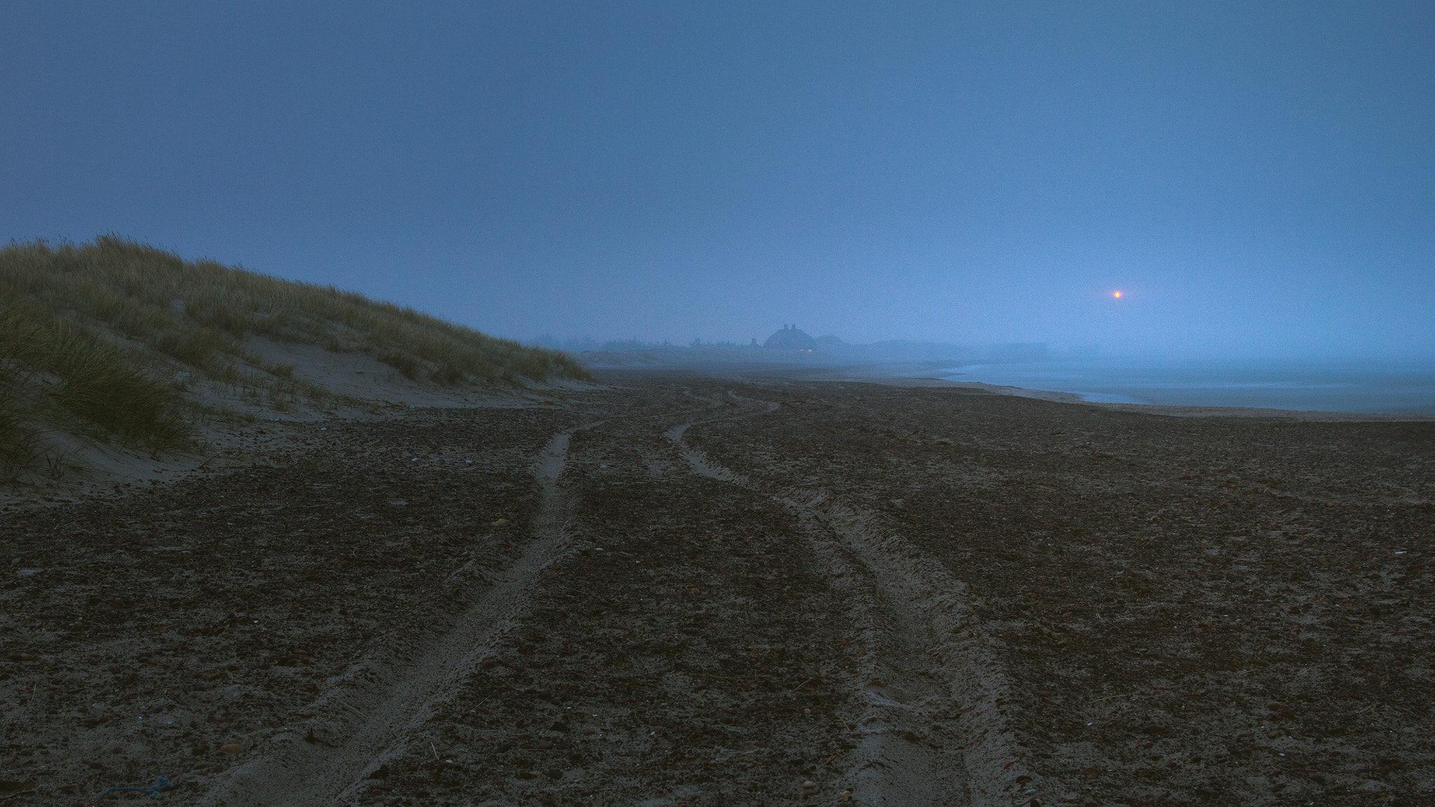 Canon EF 28-105mm f/3.5-4.5 USM sample photo. Skagen shore at night photography