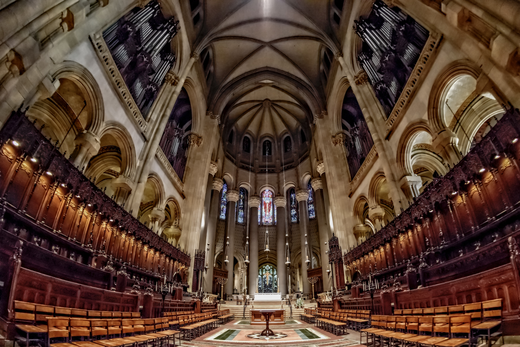 Nikon D810 + Nikon AF Fisheye-Nikkor 16mm F2.8D sample photo. St. john the divine photography