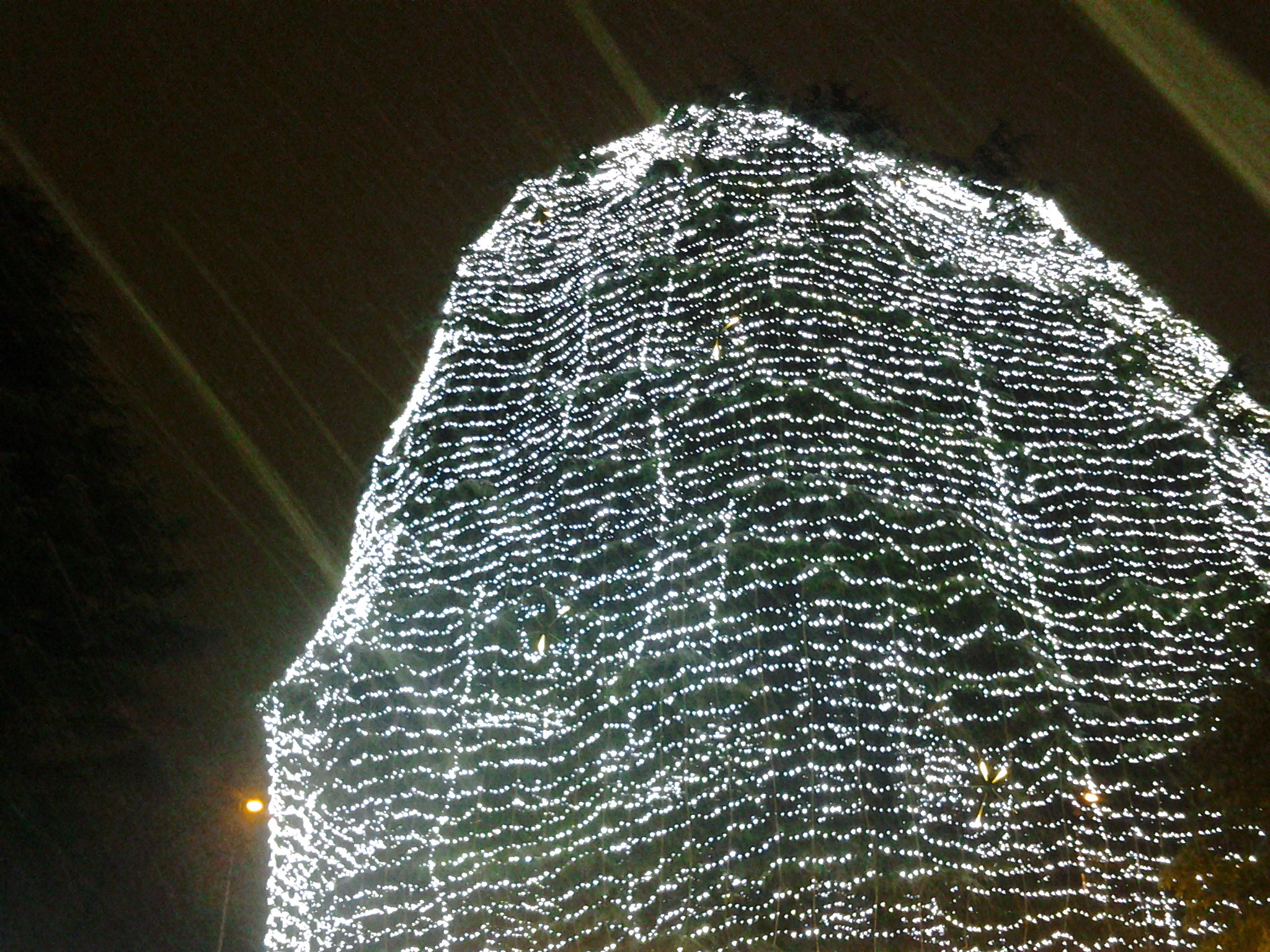 Samsung Galaxy Tab 7.0 Plus sample photo. Ray of snow &amp; illumination in 2014 sendai photography