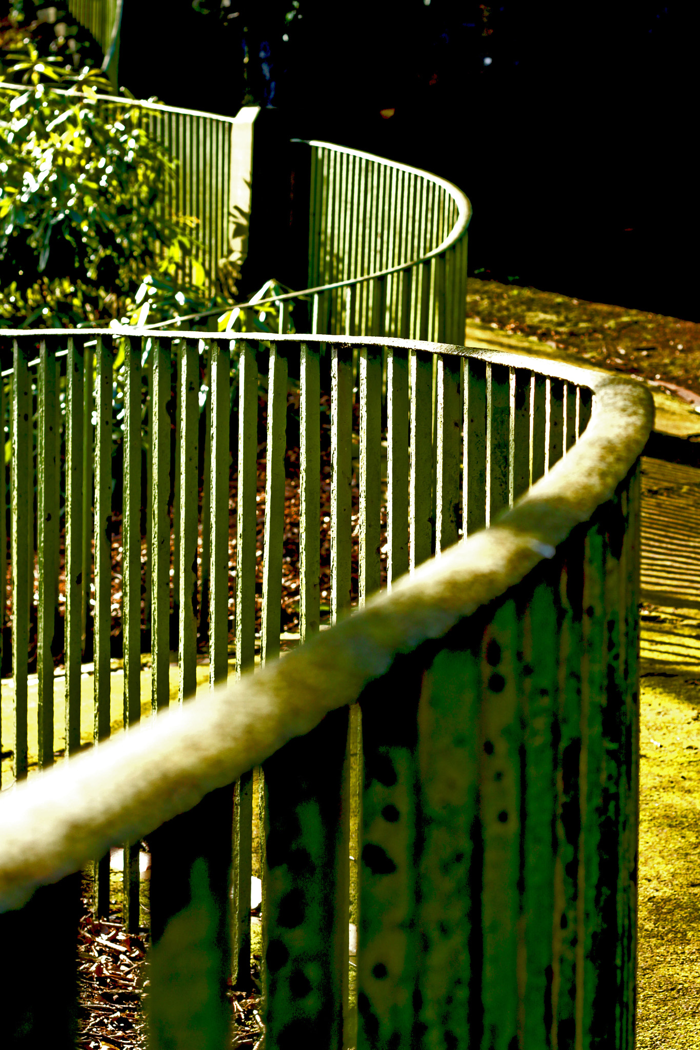 Canon EF 100-300mm F4.5-5.6 USM sample photo. Beaumont park railings photography