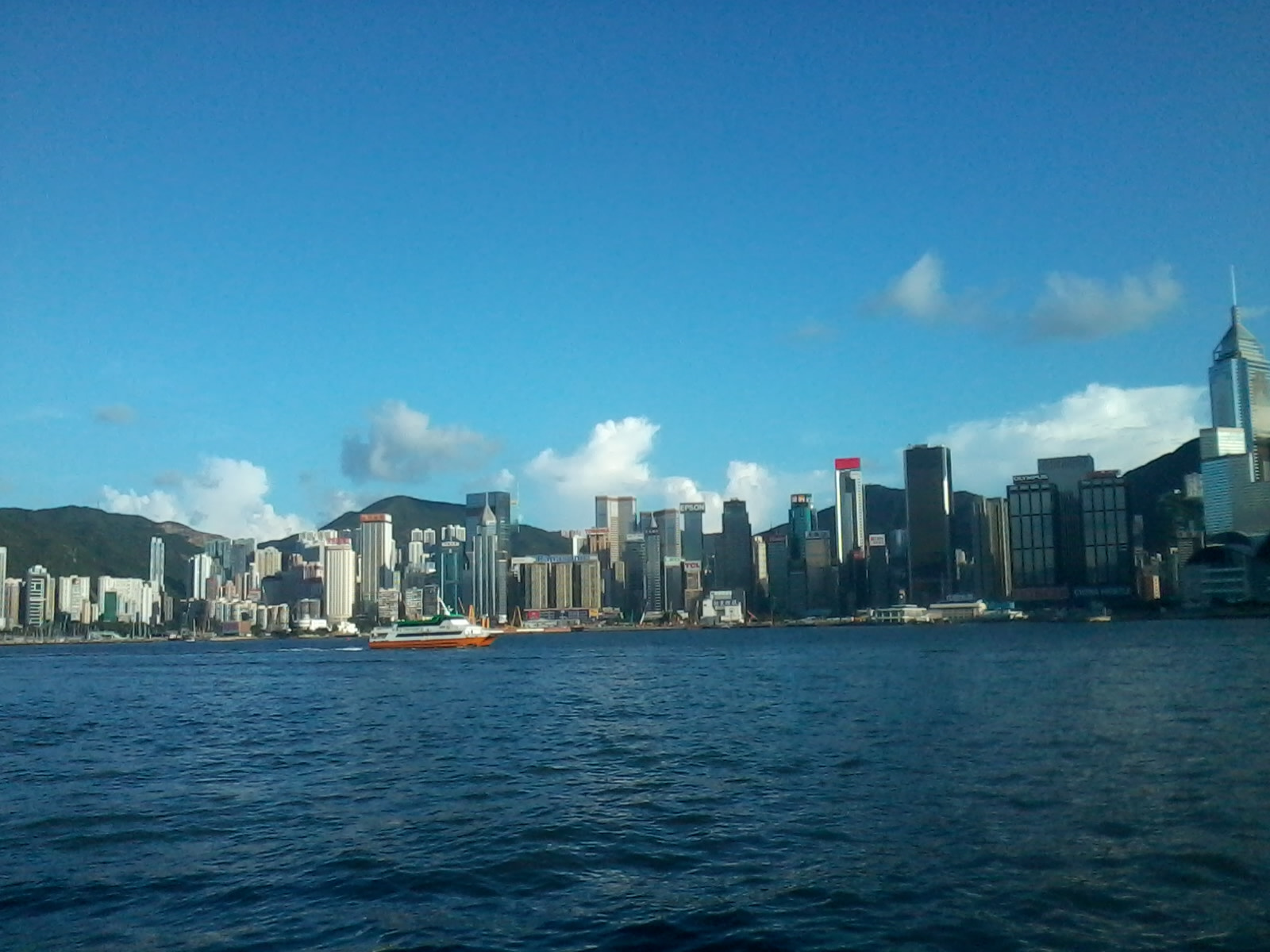 Samsung Galaxy Y sample photo. View of star ferry photography