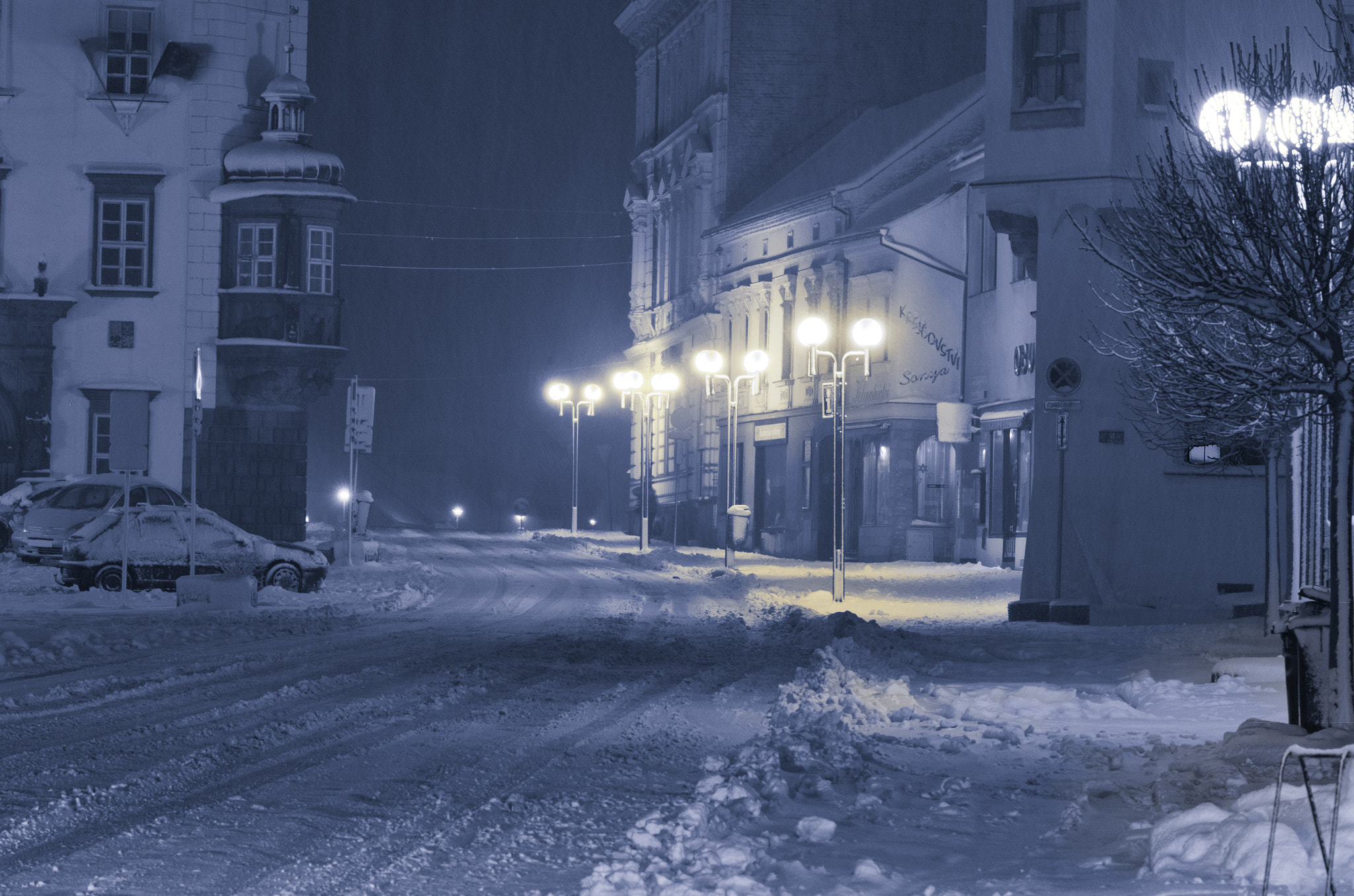 Pentax K-30 + Tamron SP AF 90mm F2.8 Di Macro sample photo. Ivancice in winter photography