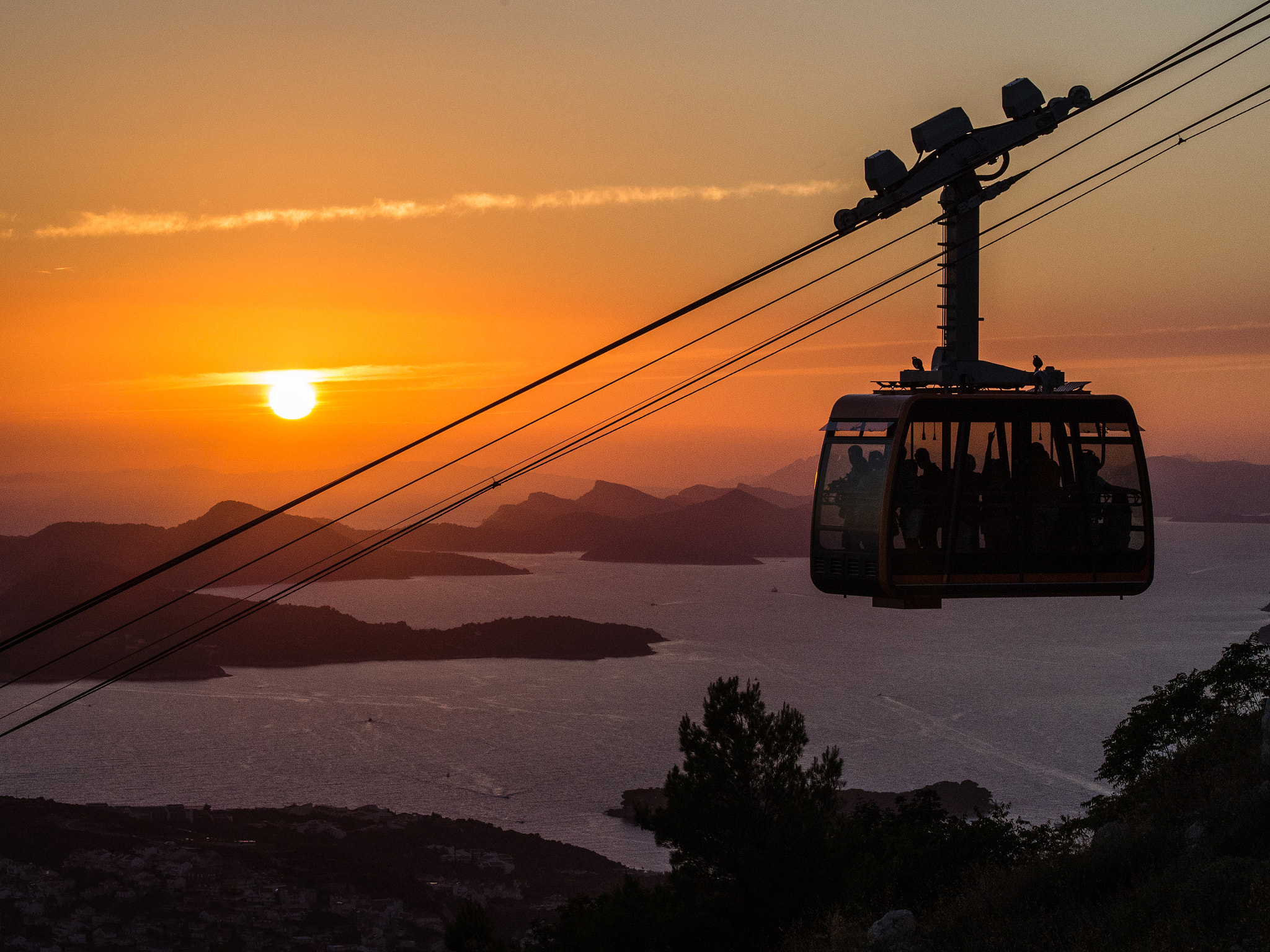 Panasonic Lumix G X Vario 35-100mm F2.8 OIS sample photo. Sunset in dubrovnik photography