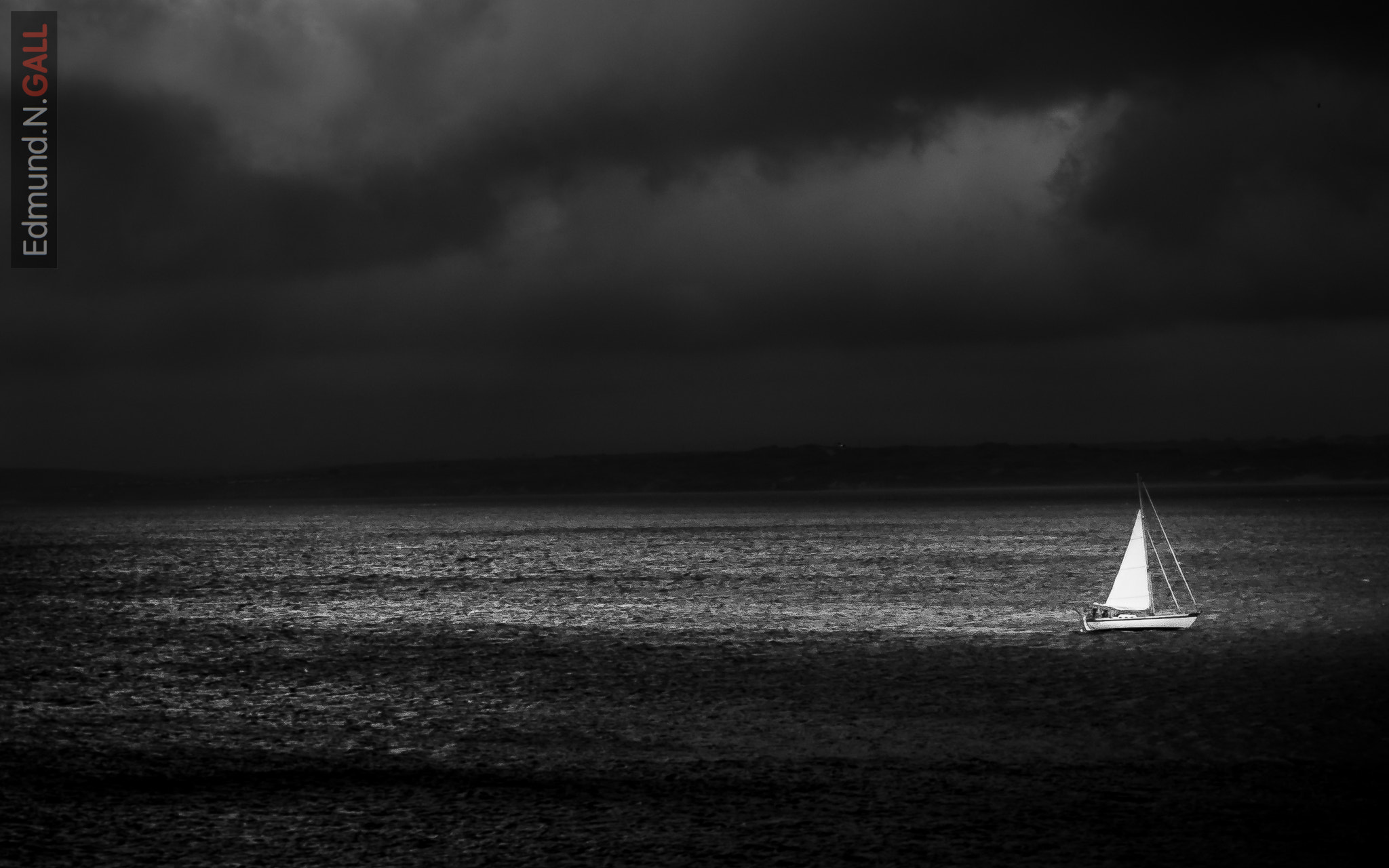 Canon EF 24-70mm F2.8L II USM sample photo. 20150503 10 st ives bay sailboat 16x10 photography