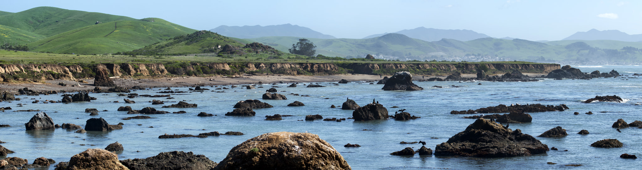 Nikon AF-S Nikkor 70-200mm F4G ED VR sample photo. Headlands panorama photography