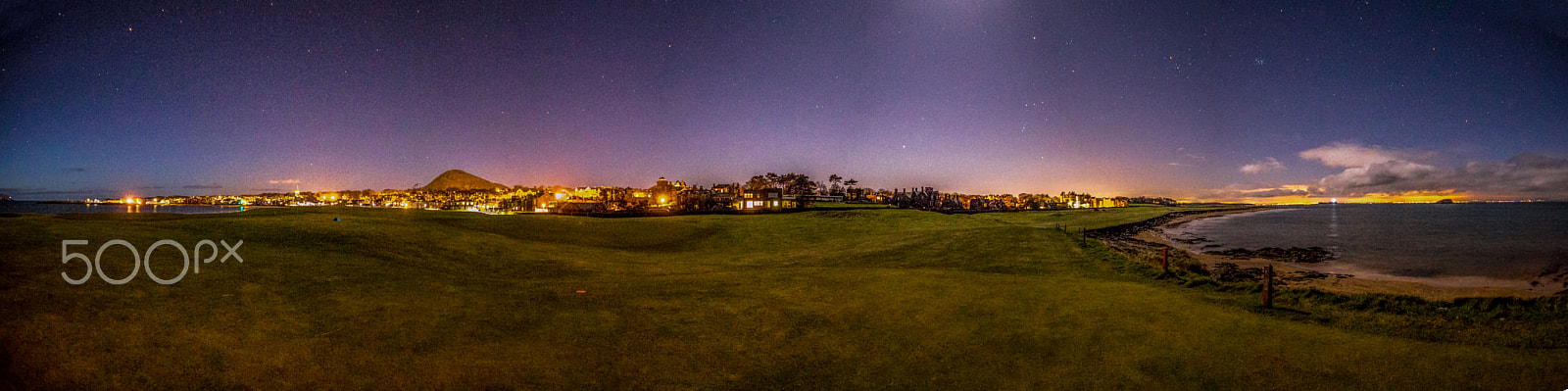 Canon EOS M + Sigma 10-20mm F4-5.6 EX DC HSM sample photo. North berwick midnight photography