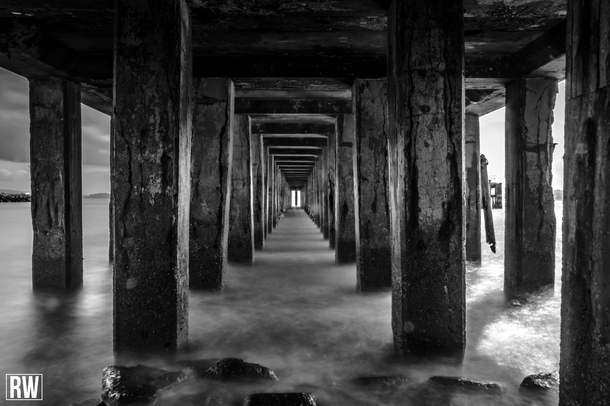 Sigma AF 10-20mm F4-5.6 EX DC sample photo. Beneath moore rd. pier photography