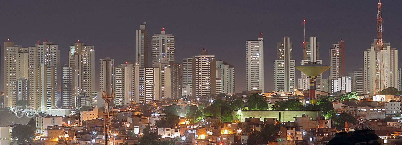 Pentax K-S1 + Sigma sample photo. Salvador by night photography