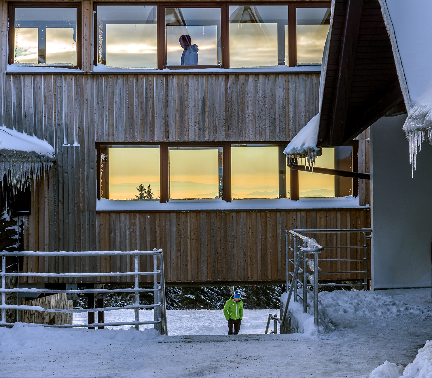 Panasonic Lumix G X Vario 35-100mm F2.8 OIS sample photo. Winter windows photography