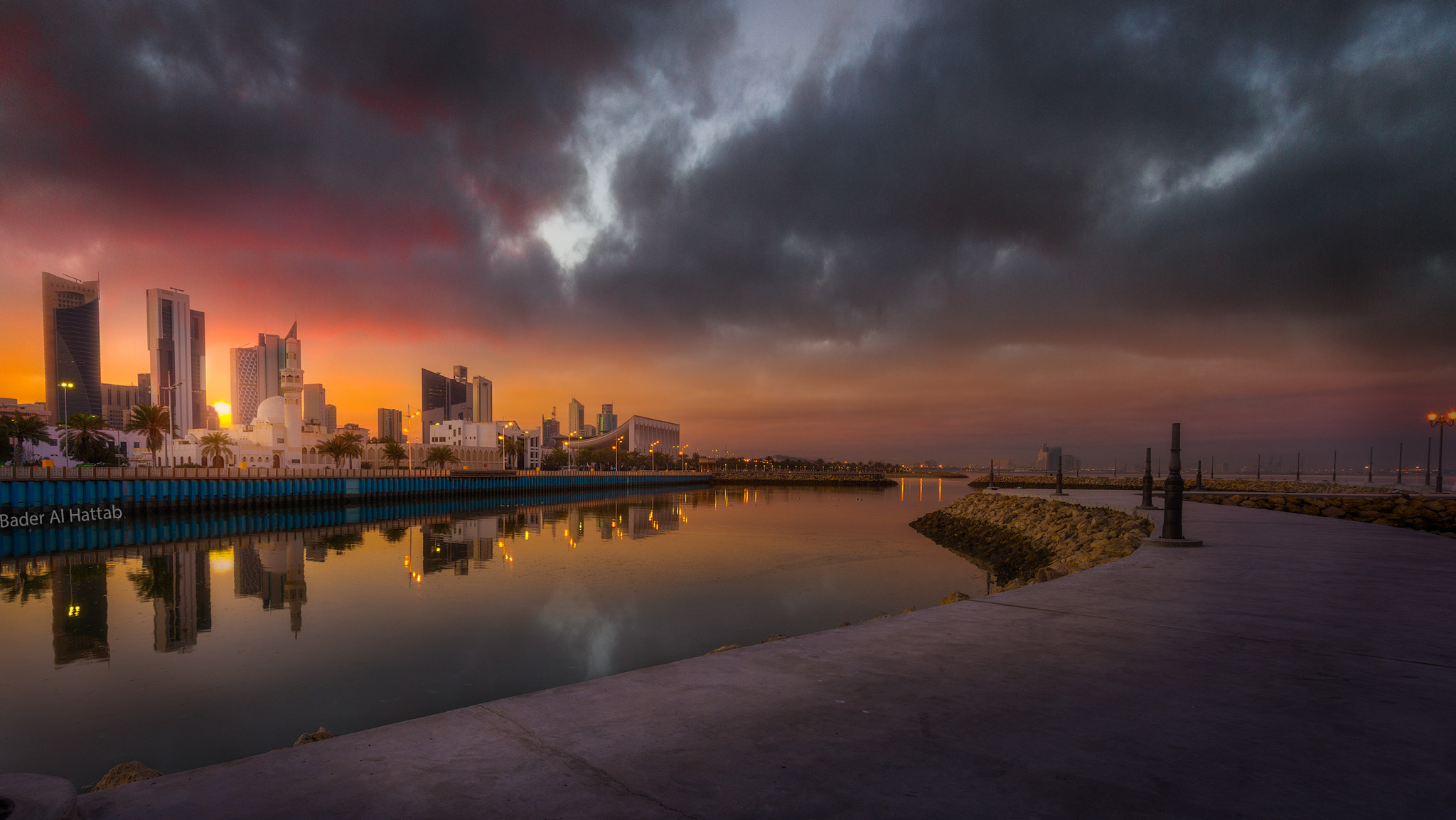 Sony a7R II + Canon EF 17-40mm F4L USM sample photo. Kuwait city photography