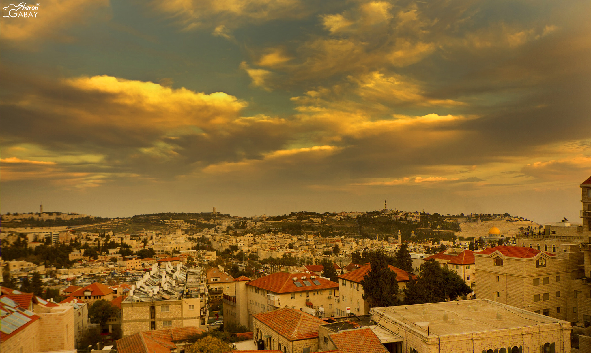 Canon EOS 7D + Canon EF-S 17-55mm F2.8 IS USM sample photo. Sunset old city of jerusalem photography