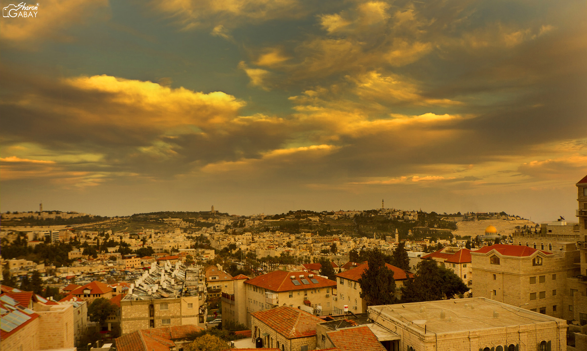 Canon EF-S 17-55mm F2.8 IS USM sample photo. Sunset old city of jerusalem photography