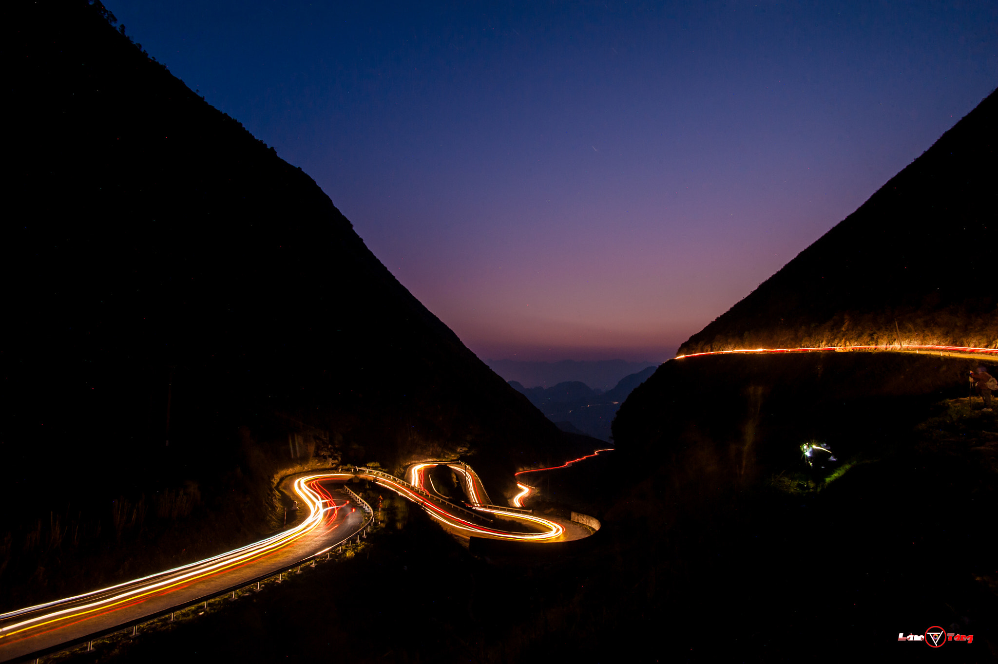 Nikon D3 sample photo. Sunset on tham ma mountain pass photography