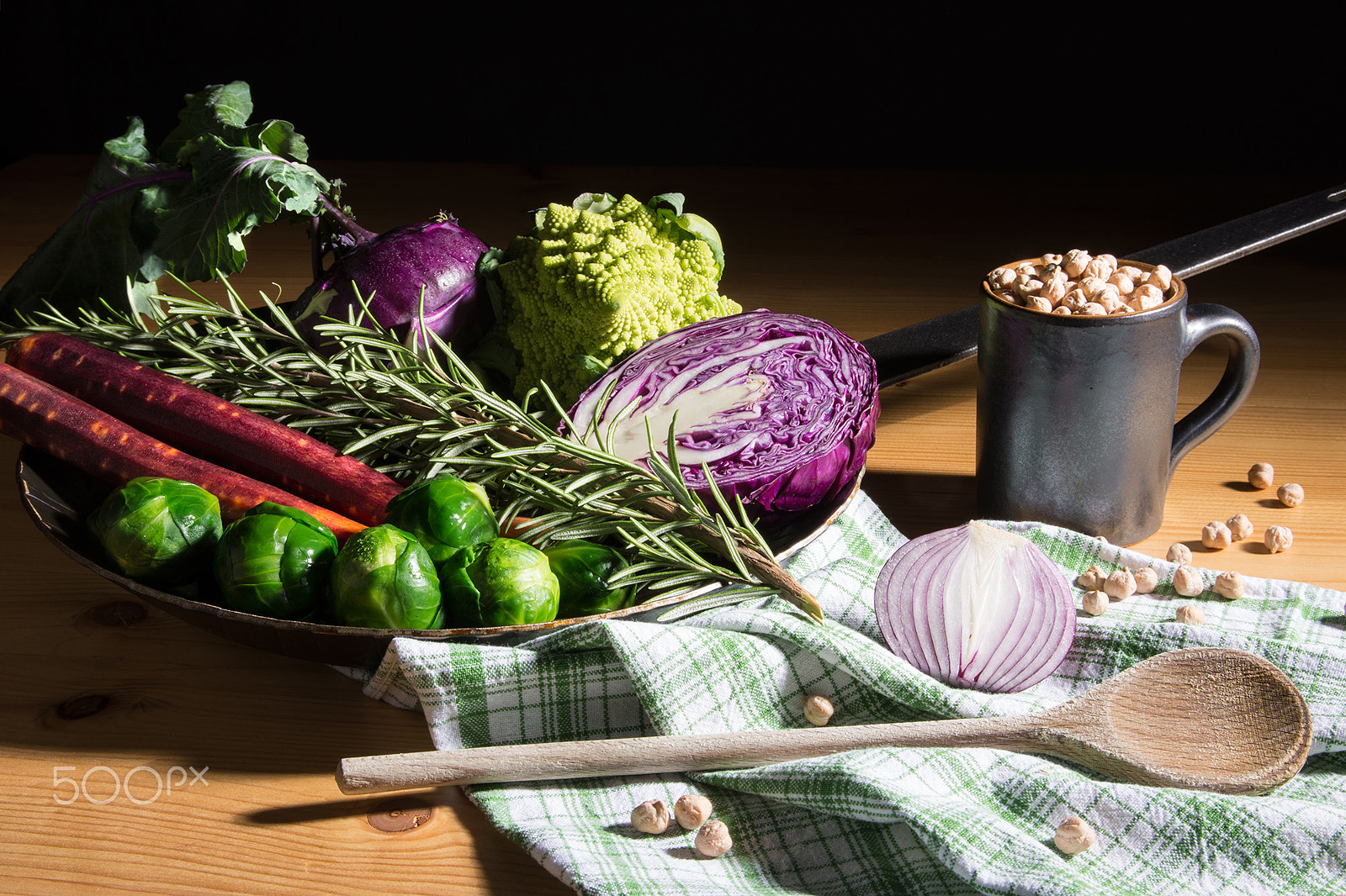 Sigma 17-70mm F2.8-4 DC Macro OS HSM sample photo. Vegetarian kitchen photography