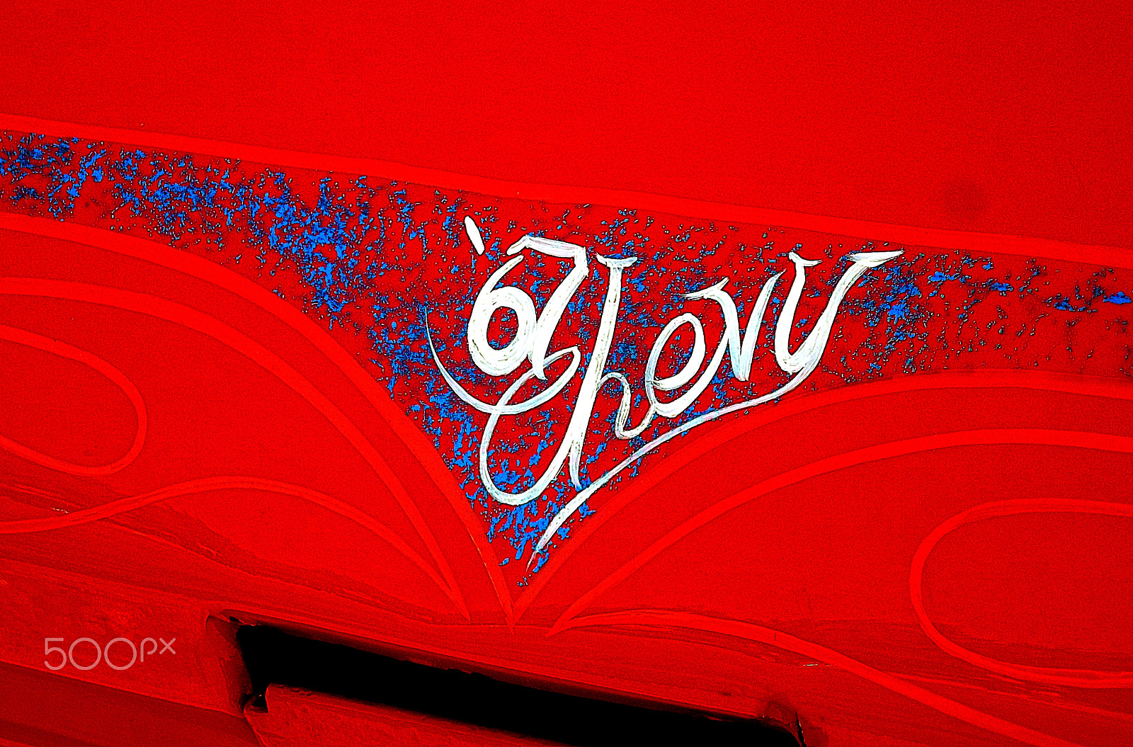 Kodak EASYSHARE M575 DIGITAL CAMERA sample photo. 1967 chevy truck tailgate art photography