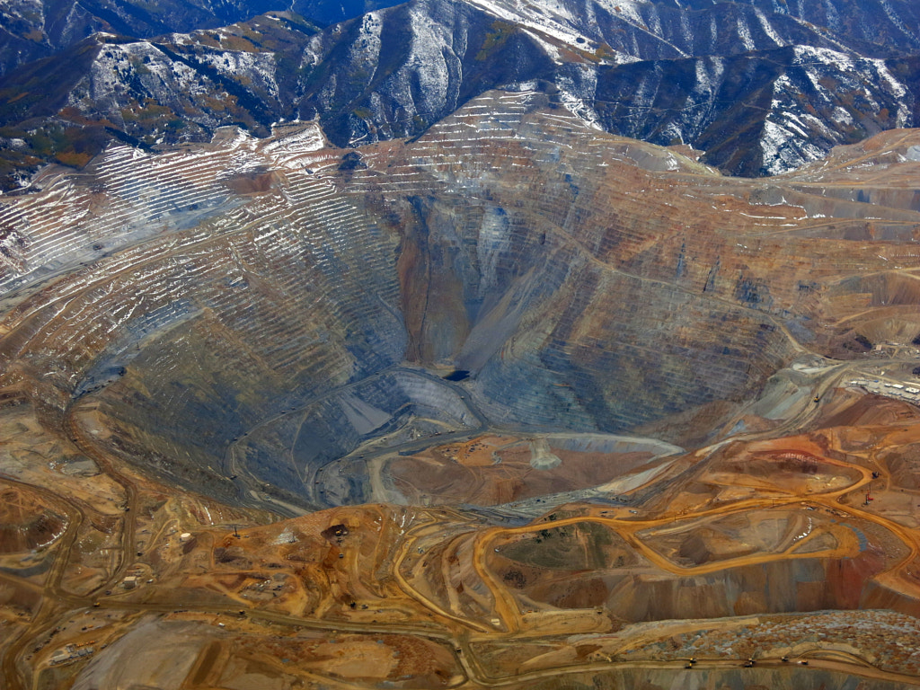 Bingham Copper Mine Salt Lake, автор — Christoph Egger на 500px.com