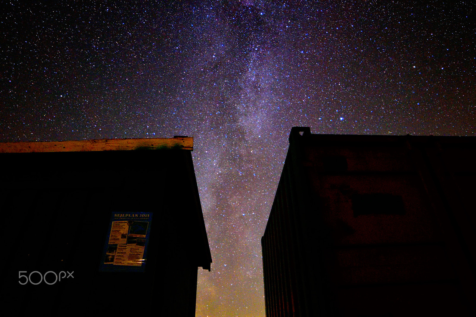 Samyang 14mm F2.8 ED AS IF UMC sample photo. Milky way above denmark photography