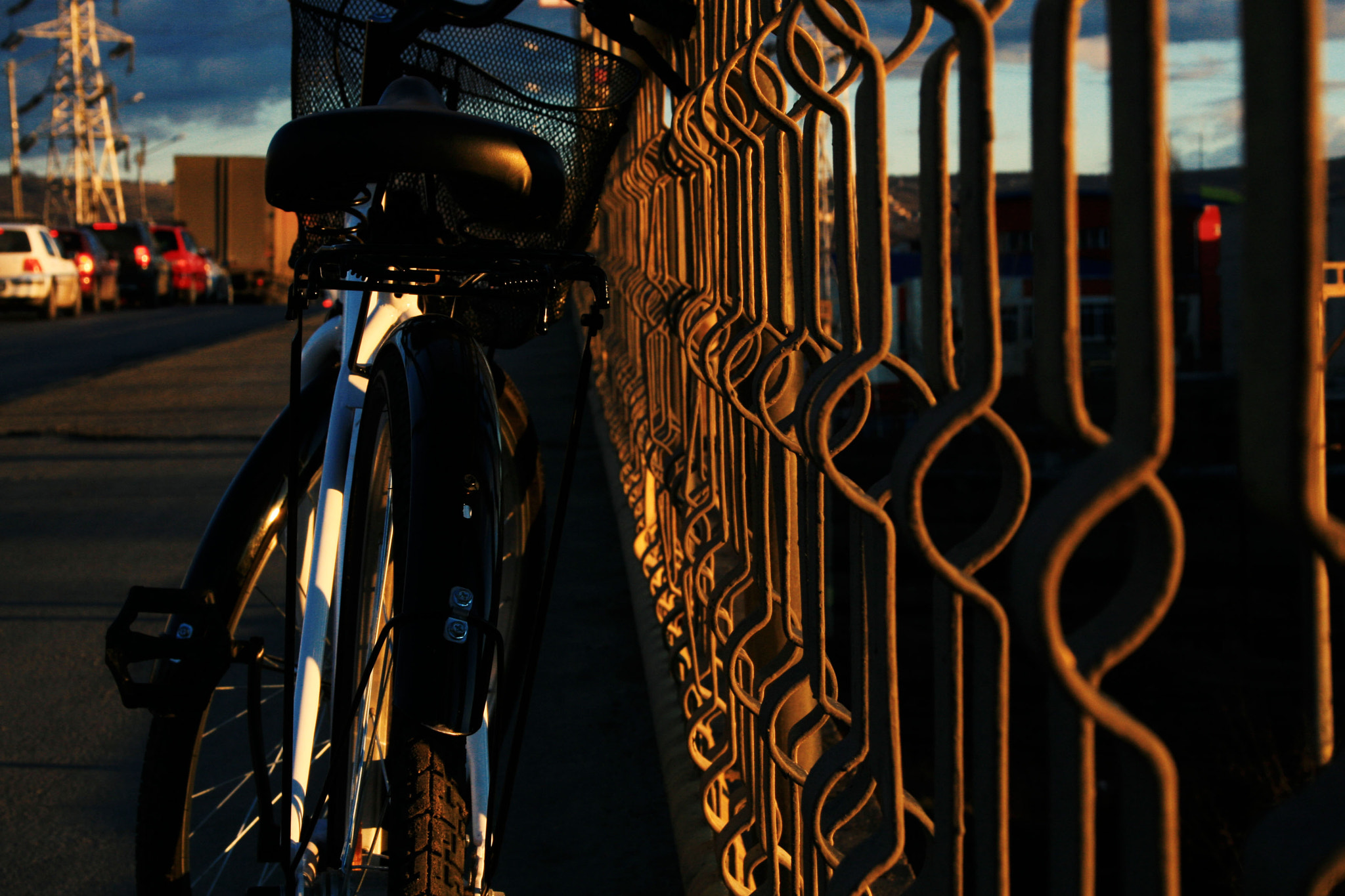 Canon EF-S 18-55mm F3.5-5.6 sample photo. Going nowhere with my bike photography
