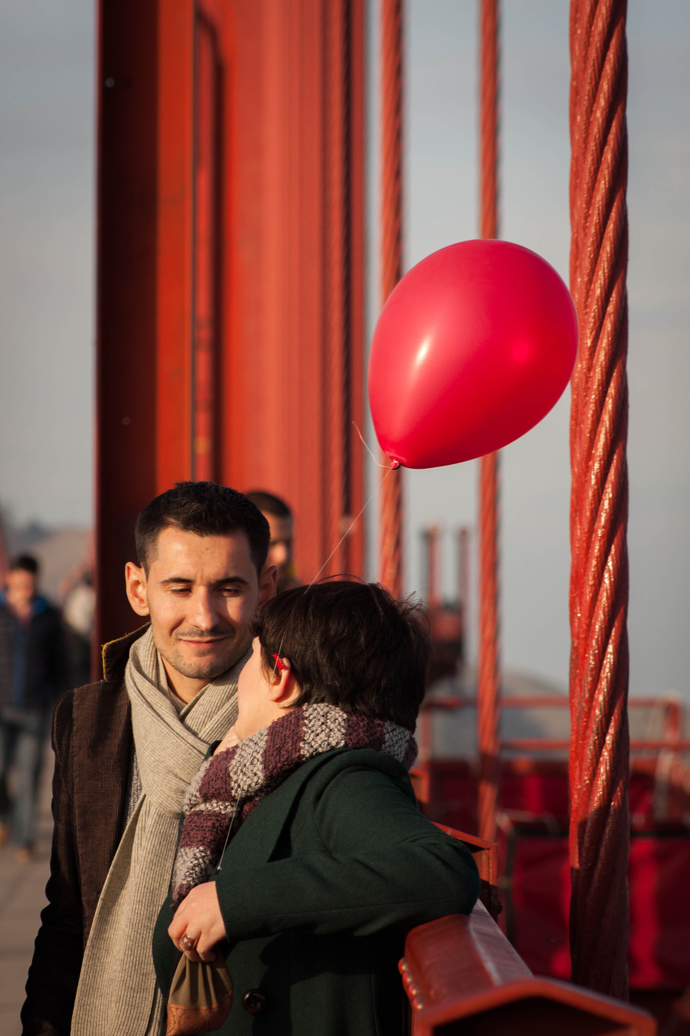 Canon EF 75-300mm f/4-5.6 USM sample photo. Golden gate love photography