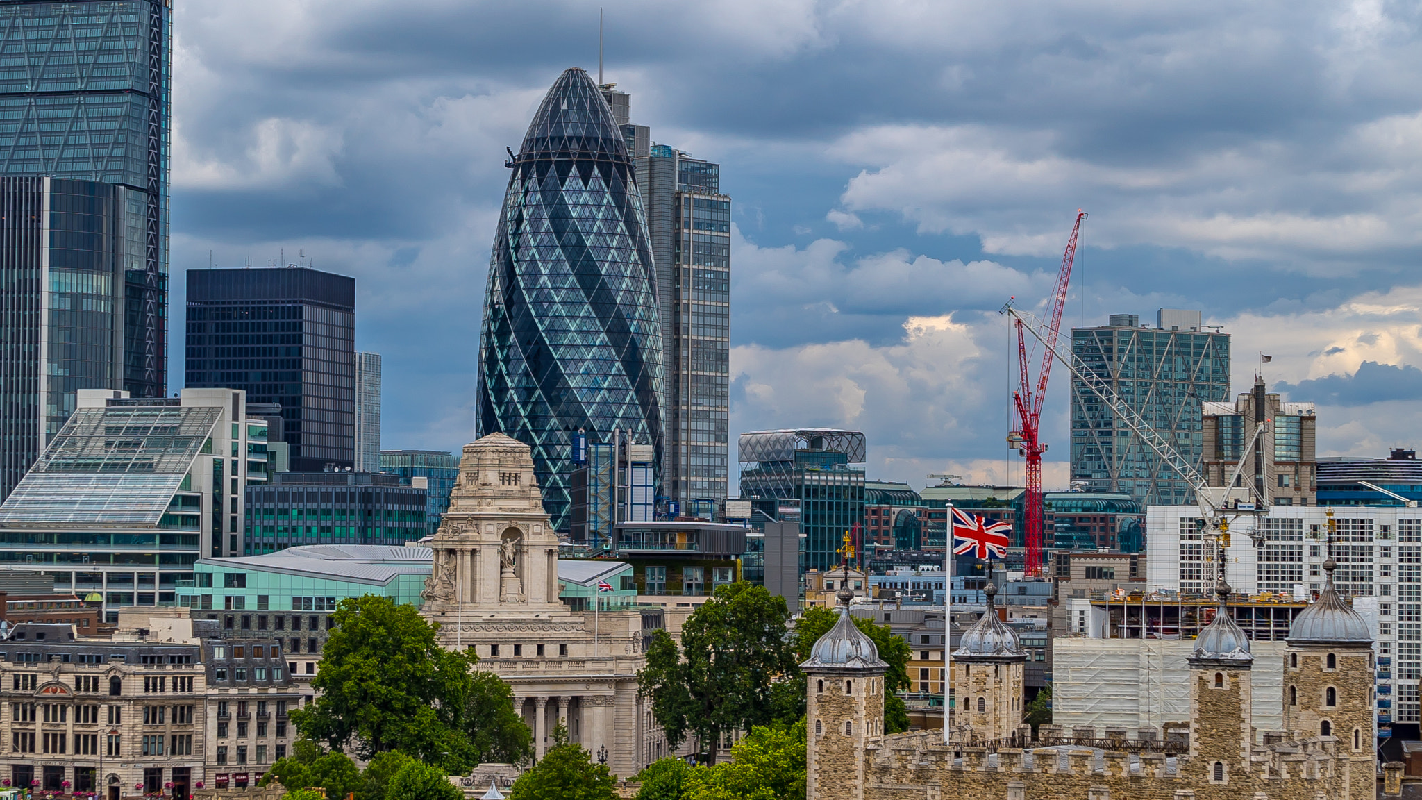 Sony a7S sample photo. "the gherkin" photography