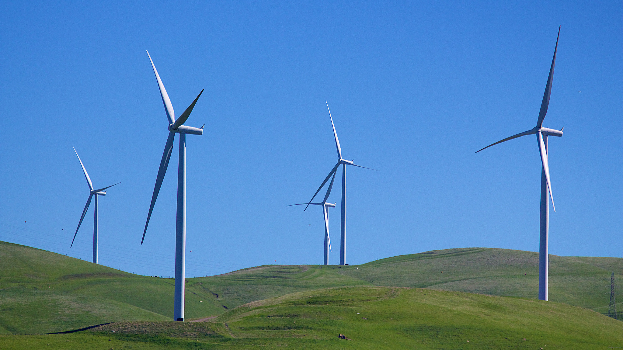 Canon EOS 650D (EOS Rebel T4i / EOS Kiss X6i) sample photo. Wind turbines at los vaqueros reservoir photography