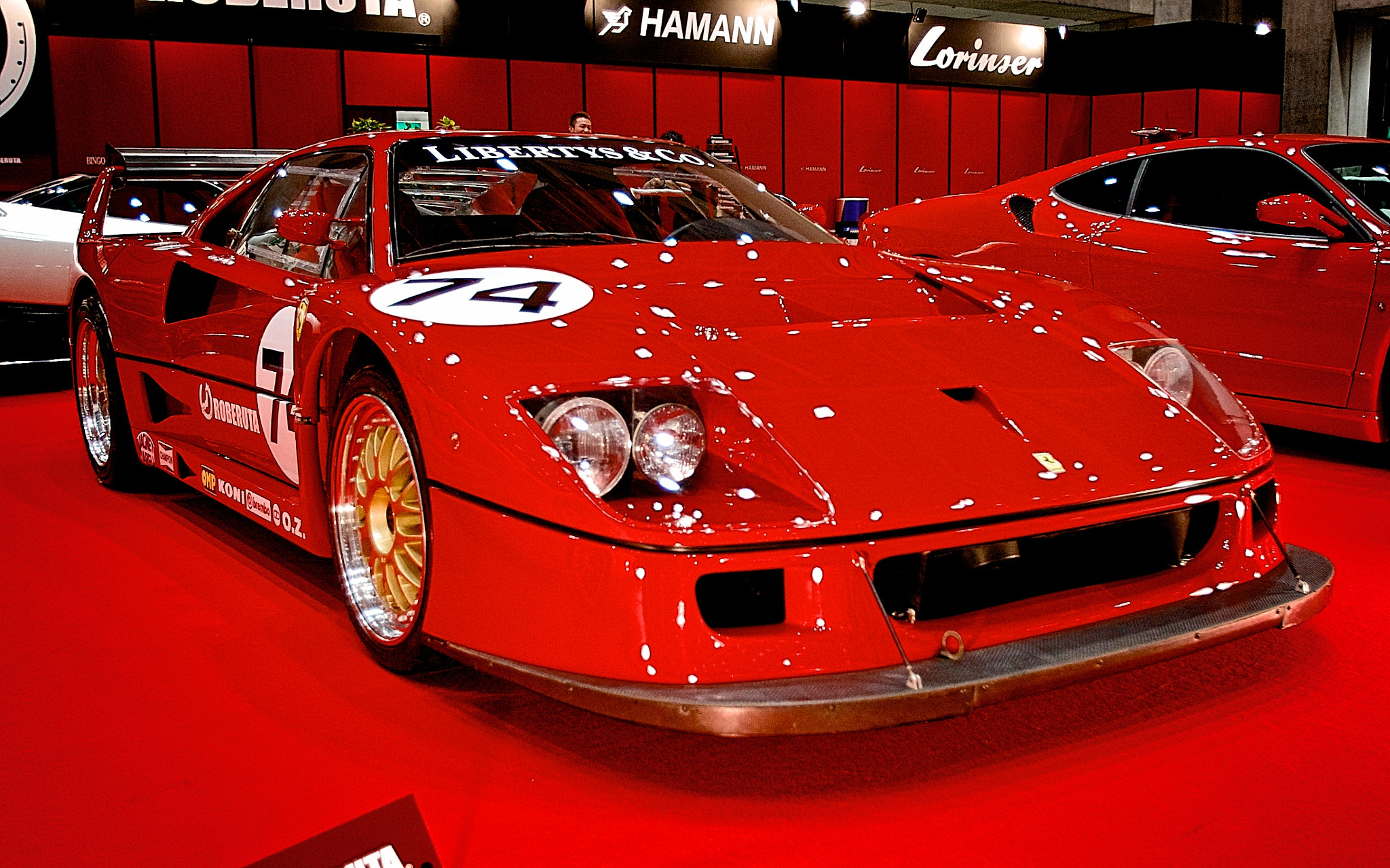 Canon EOS 30D + Canon EF 16-35mm F2.8L USM sample photo. Ferrari f40 front. photography