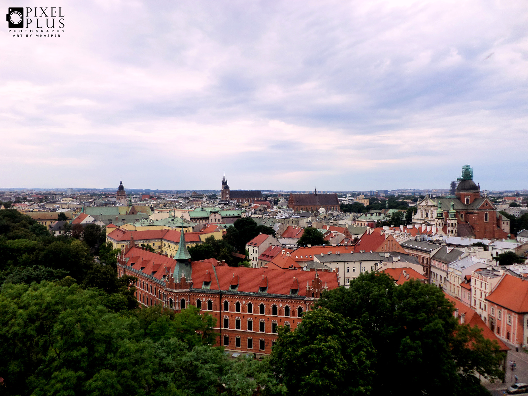 Sony DSC-W620 sample photo. Kraków - panorama - poland photography