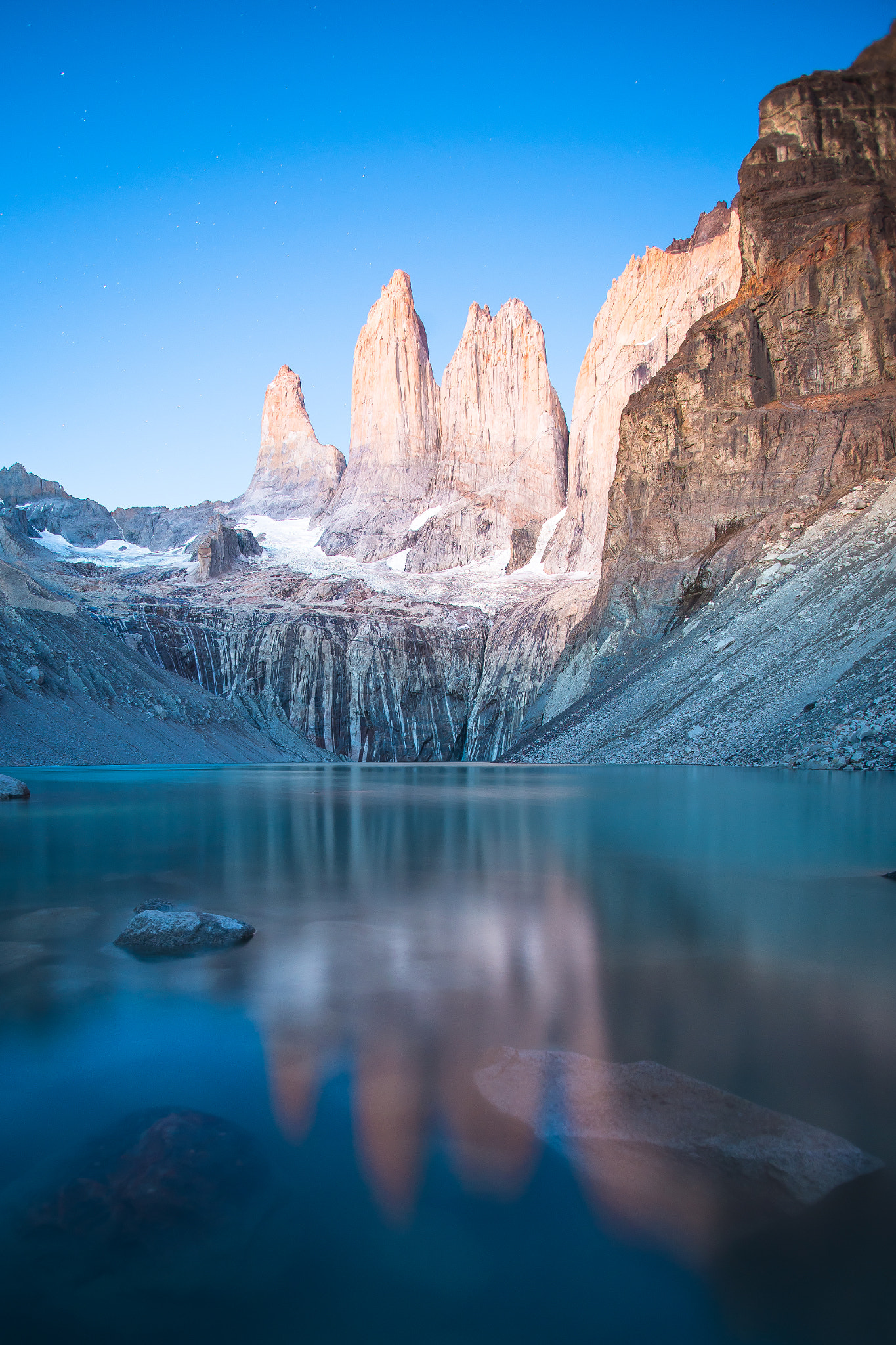 Nikon D600 sample photo. The towers, six am - patagonia photography