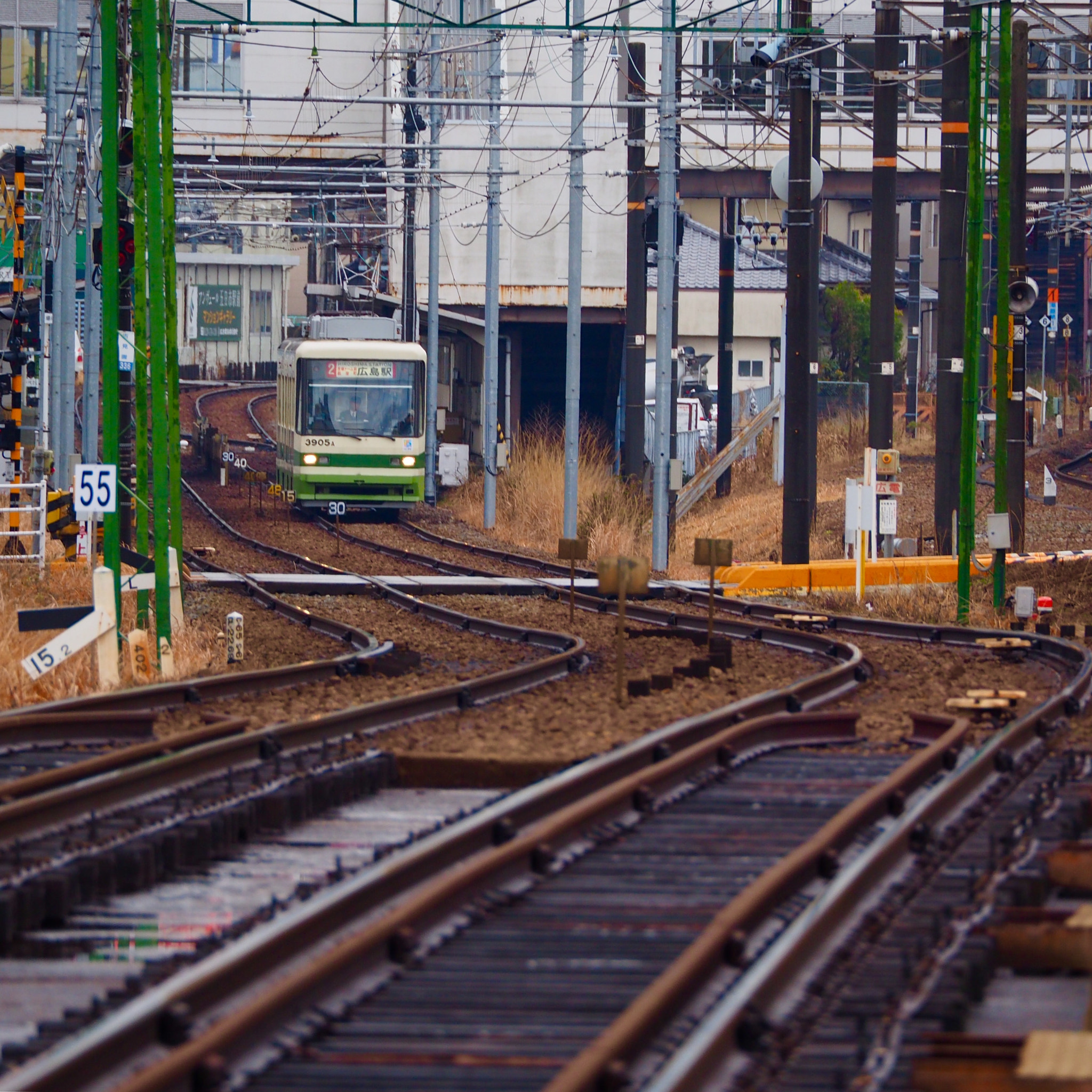 Olympus OM-D E-M10 II sample photo. 広電 hiroden photography