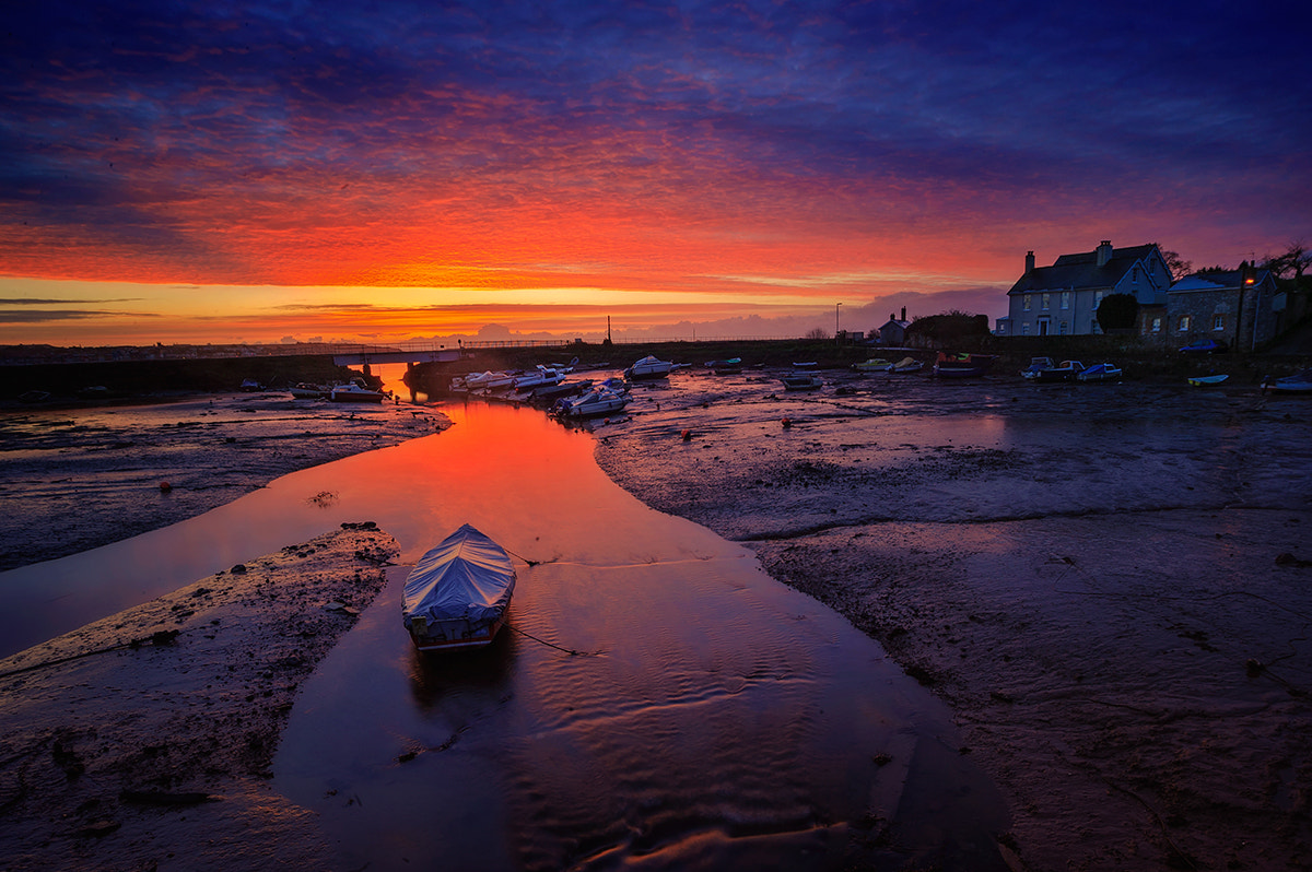 Canon EOS-1Ds sample photo. Low tide sunrise photography