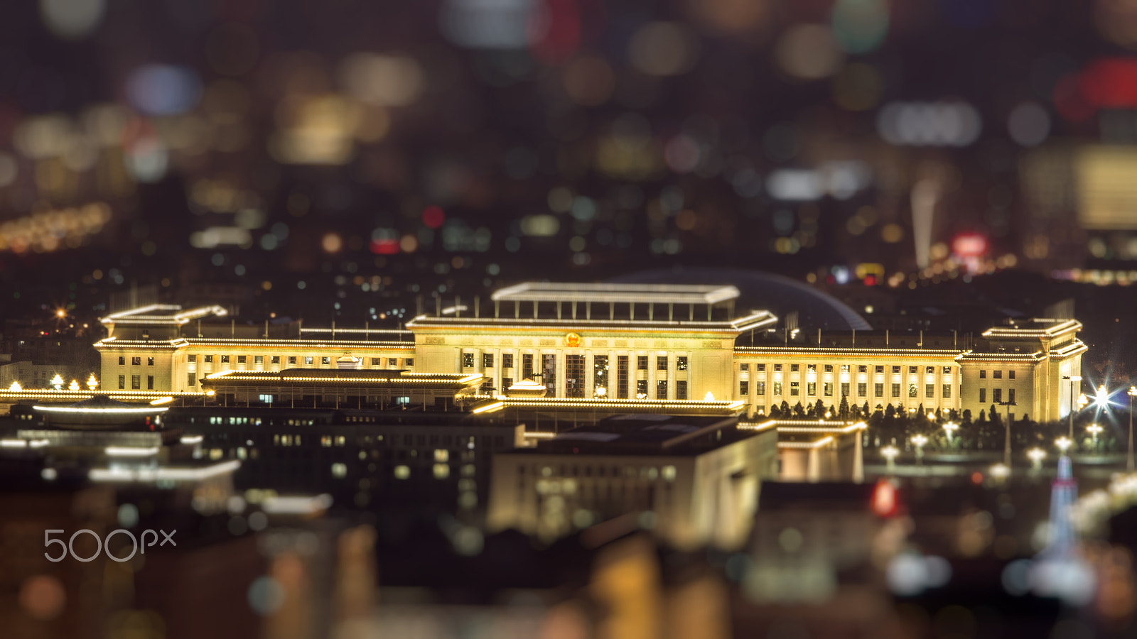Canon EF 100-400mm F4.5-5.6L IS USM sample photo. The great hall of the people photography