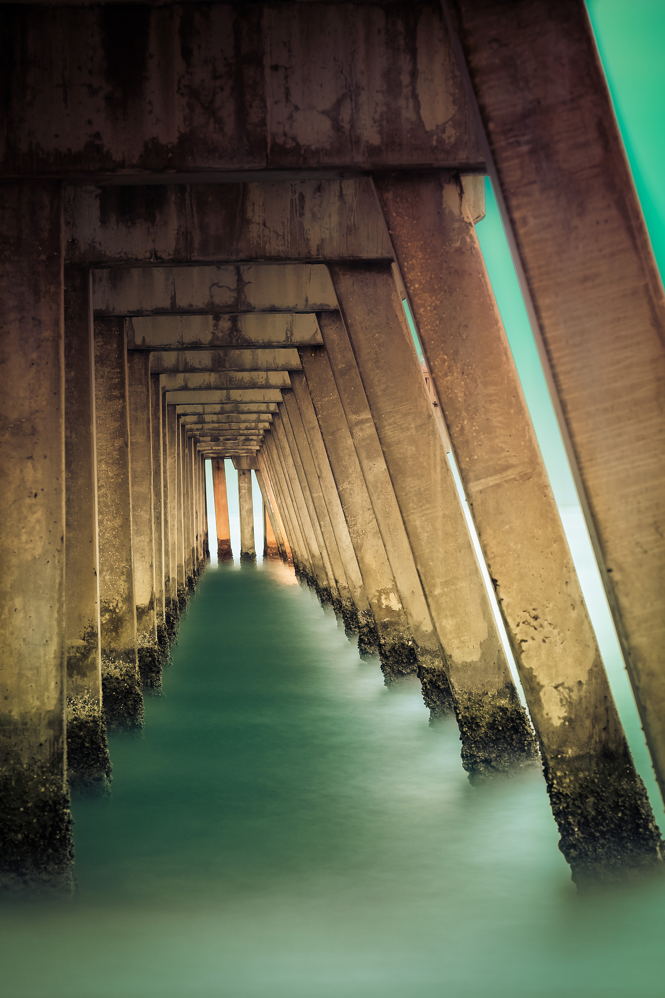 Fujifilm XF 50-140mm F2.8 R LM OIS WR sample photo. Under the pier photography