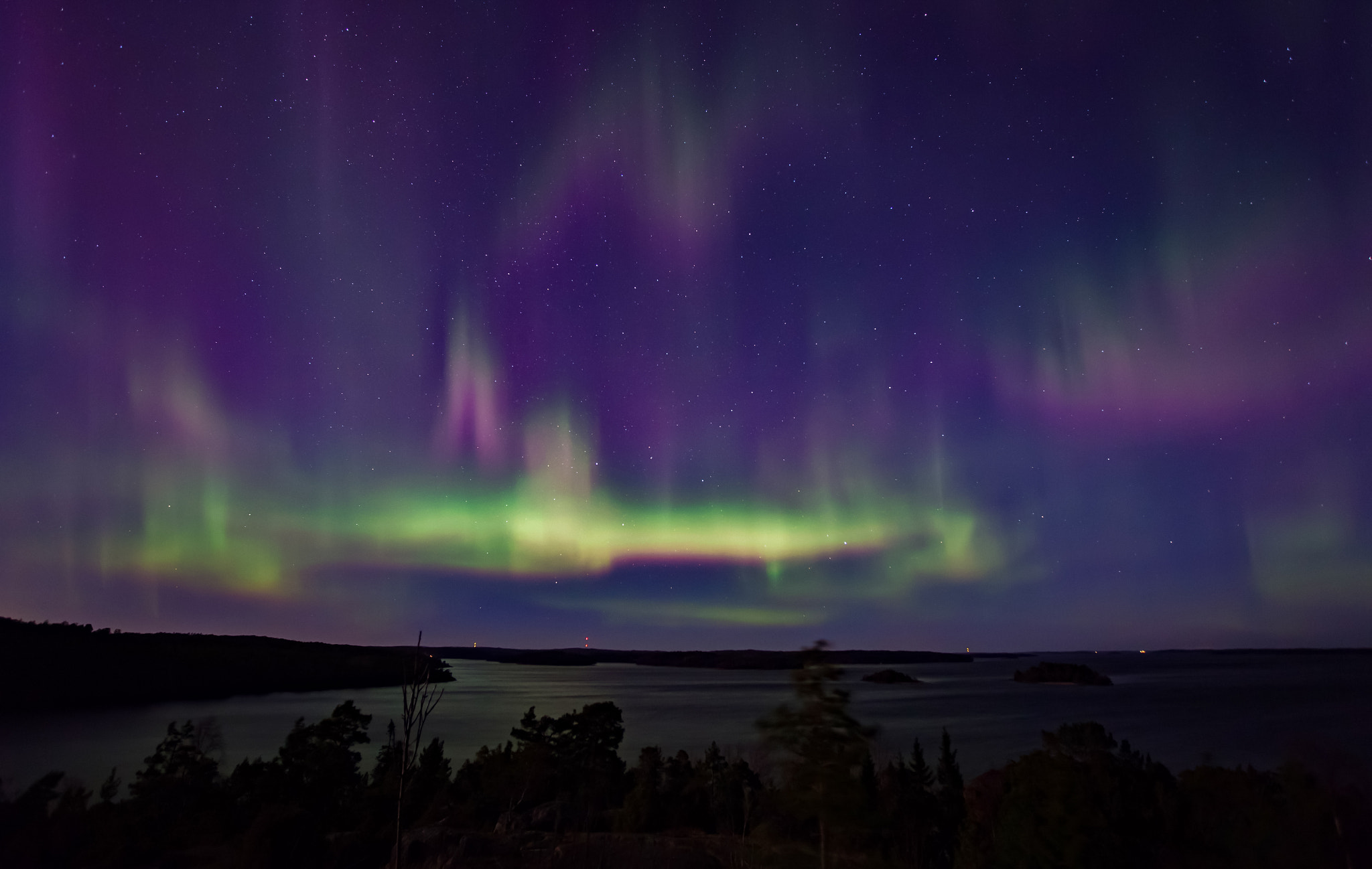 Sigma 15-30mm f/3.5-4.5 EX DG Aspherical sample photo. Northern lights aland islands photography