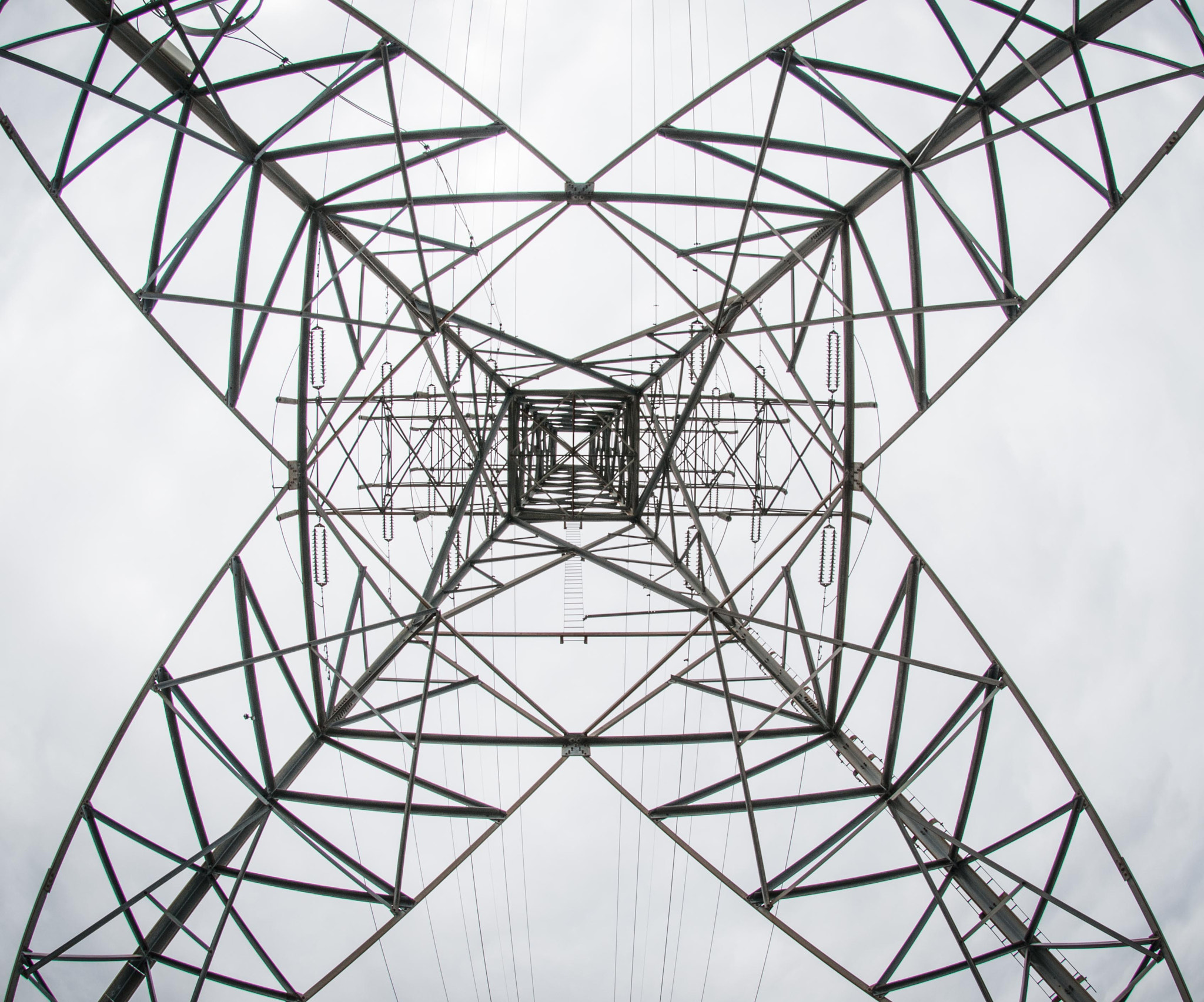 Nikon AF DX Fisheye-Nikkor 10.5mm F2.8G ED sample photo. Transmission tower photography