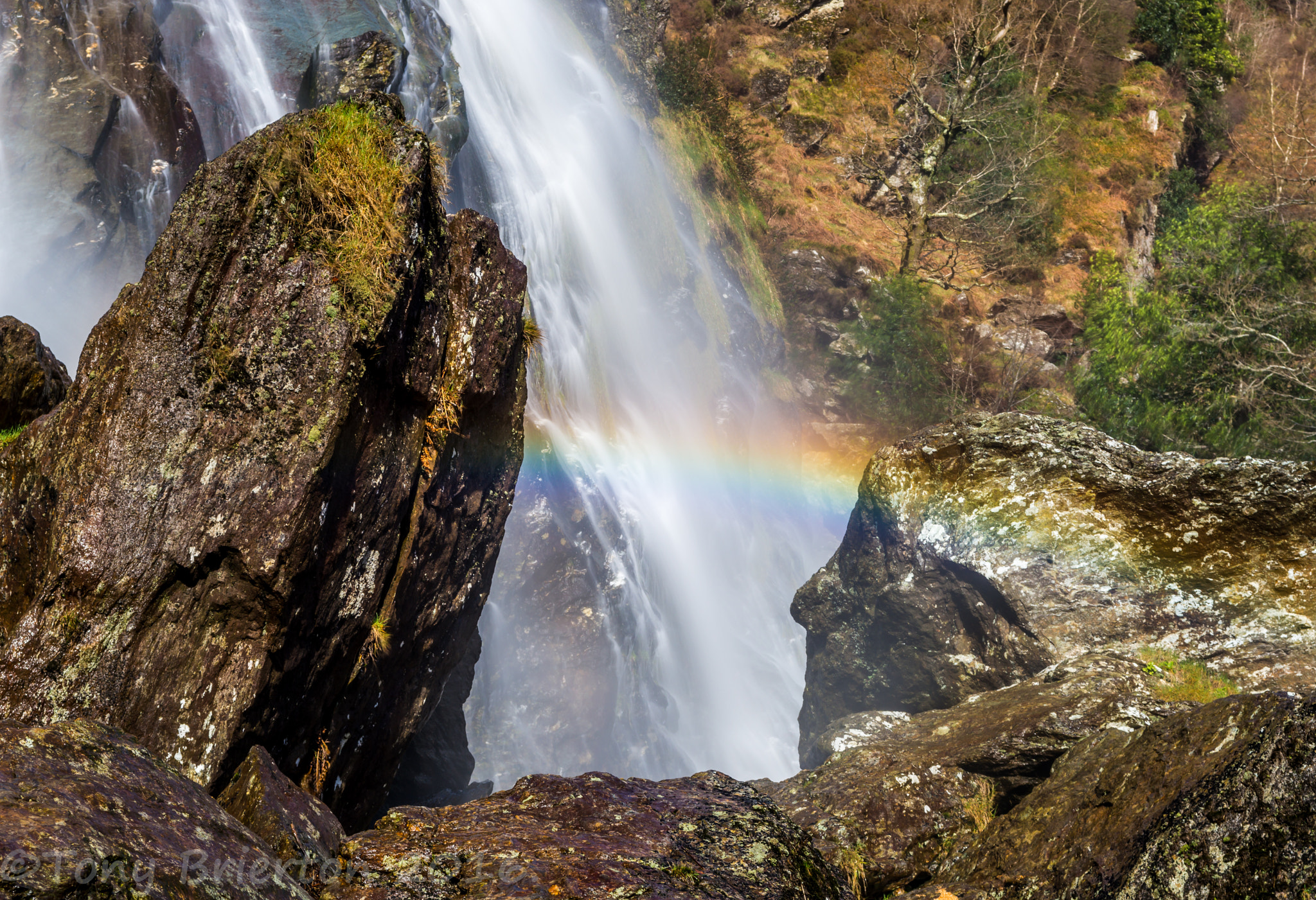 Sony a99 II + Sigma 28-70mm EX DG F2.8 sample photo. Powerscourt waterfall photography