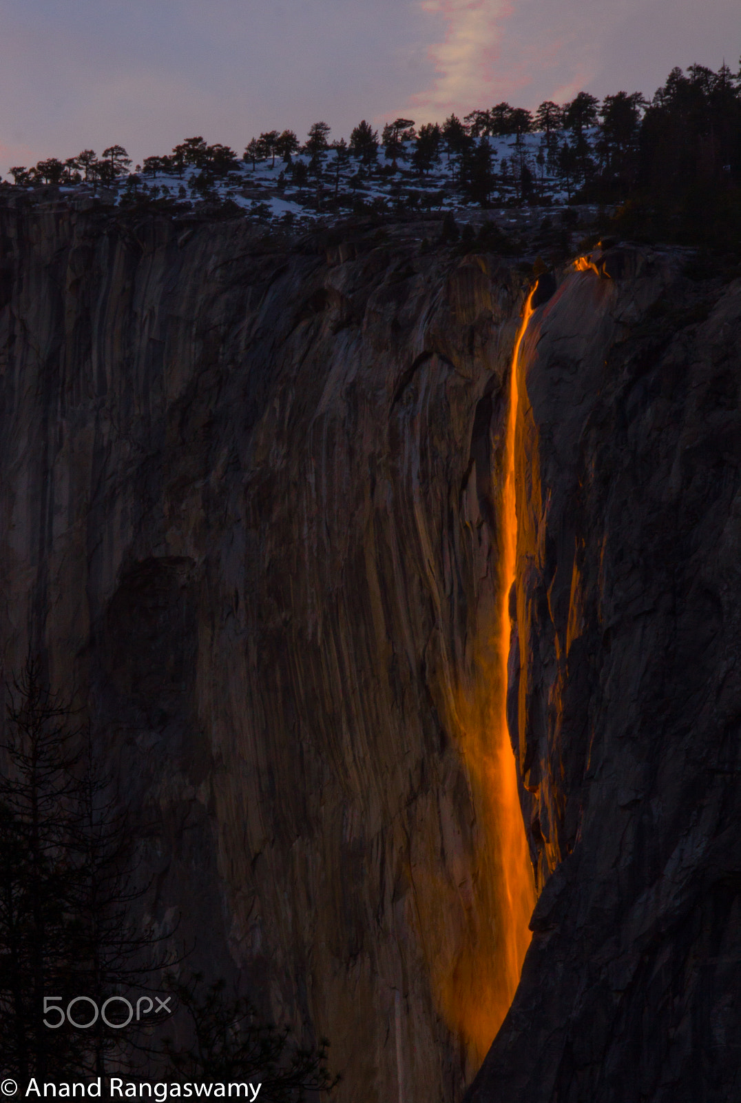 Canon EOS 550D (EOS Rebel T2i / EOS Kiss X4) + Tamron 18-270mm F3.5-6.3 Di II VC PZD sample photo. Yosemite firefall photography