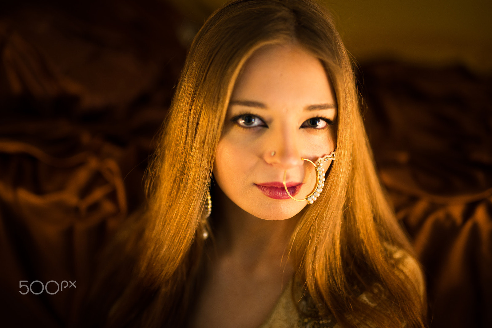 Sigma 50mm F1.4 EX DG HSM sample photo. Model in candle light photography