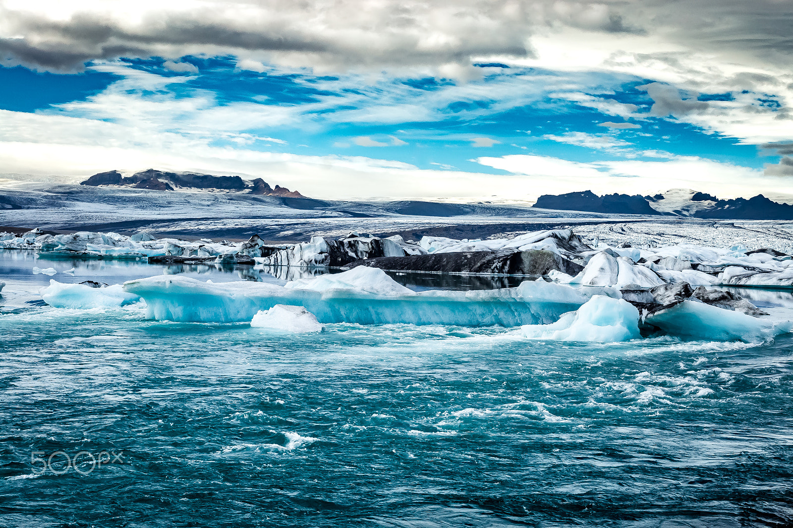 Sony Alpha DSLR-A550 + 24-70mm F2.8 sample photo. Glacier lagoon part 2 photography