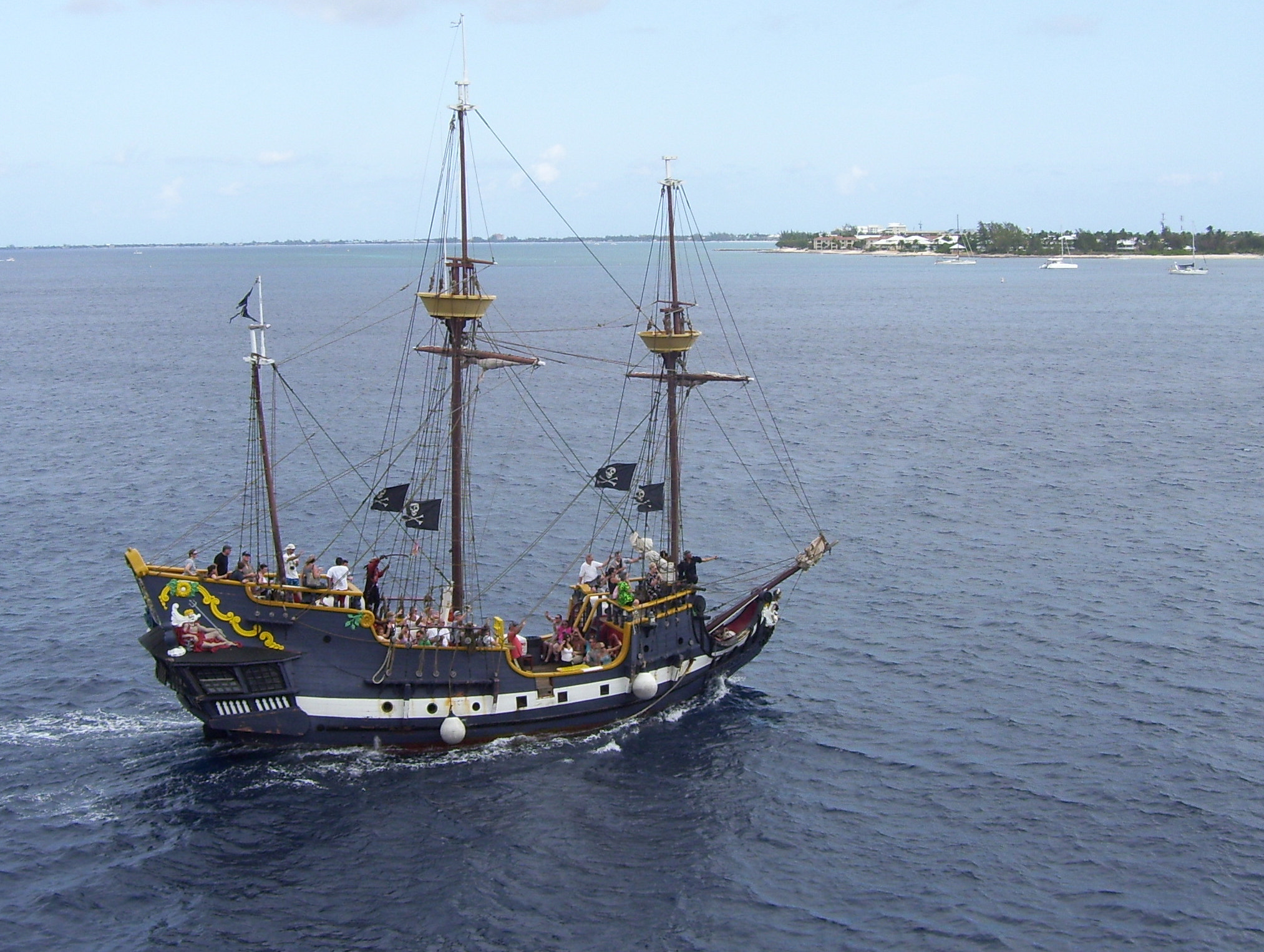 Kodak EASYSHARE C653 ZOOM DIGITAL CAMERA sample photo. Pirate ship photography