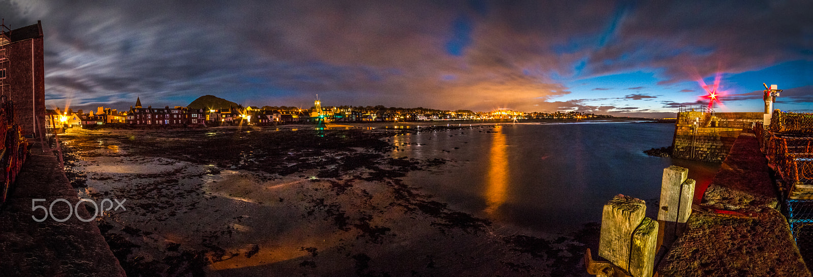 Canon EOS M + Sigma 10-20mm F4-5.6 EX DC HSM sample photo. Harbour under moonlight photography