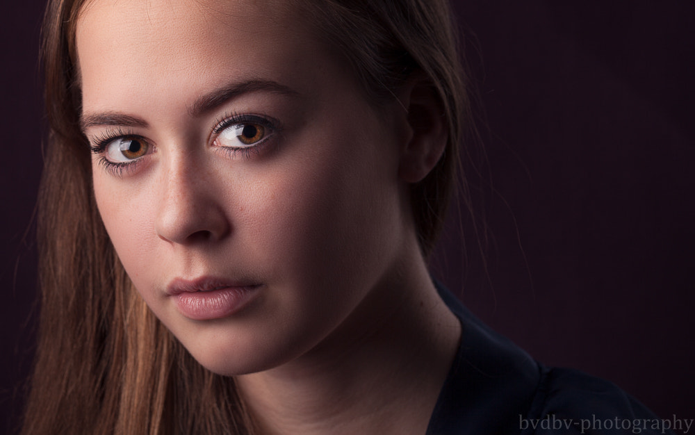 Sigma 105mm F2.8 EX DG OS HSM sample photo. Model: charlotte photography
