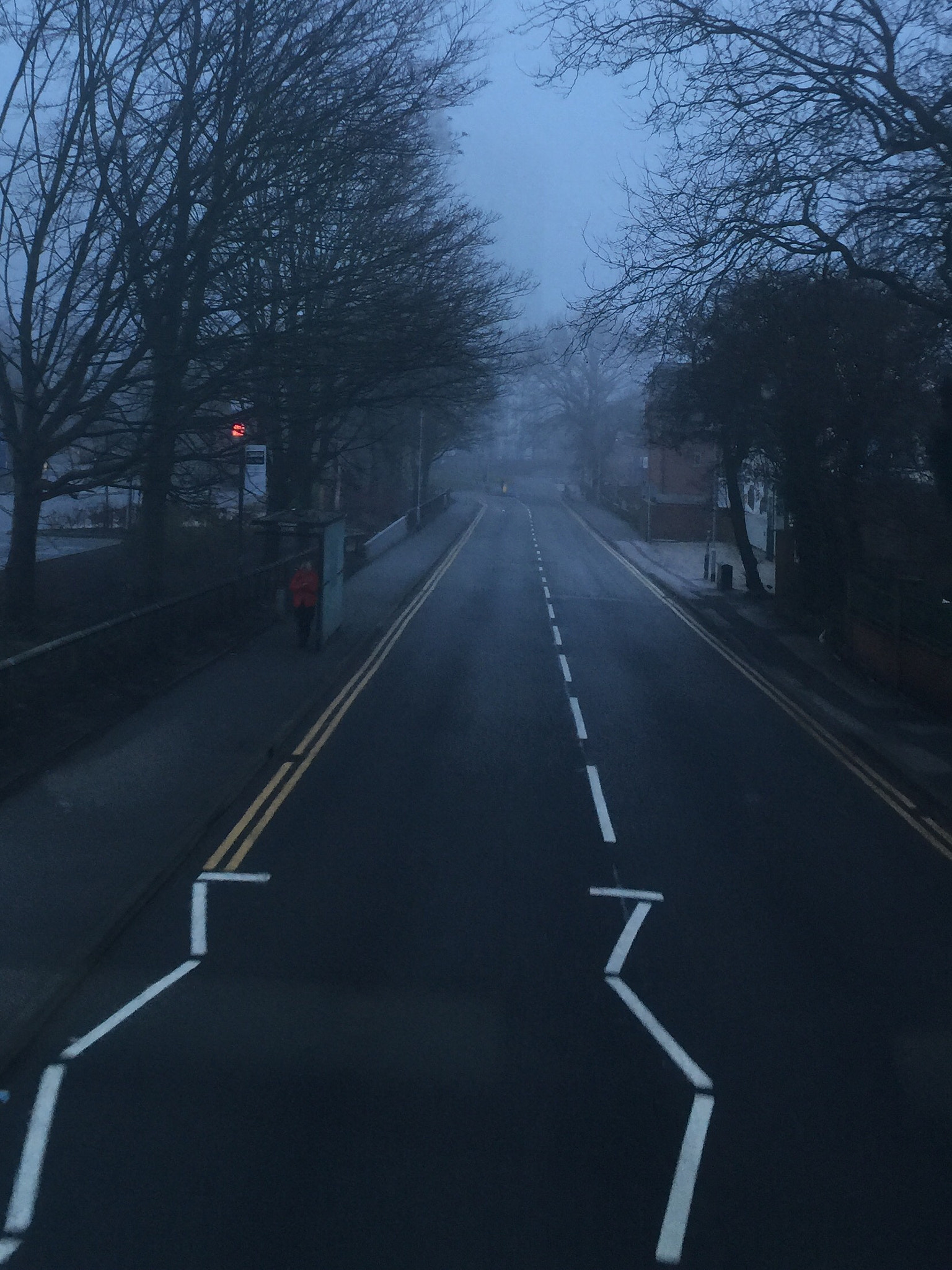 Foggy morning in England