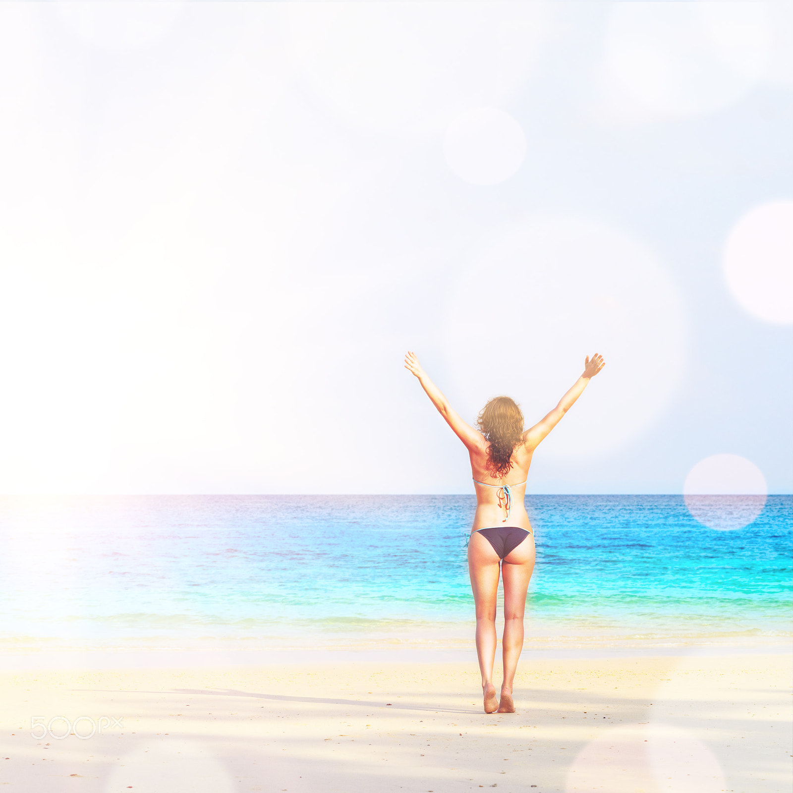 Sigma 50-150mm F2.8 EX APO DC HSM II sample photo. Woman on beach photography